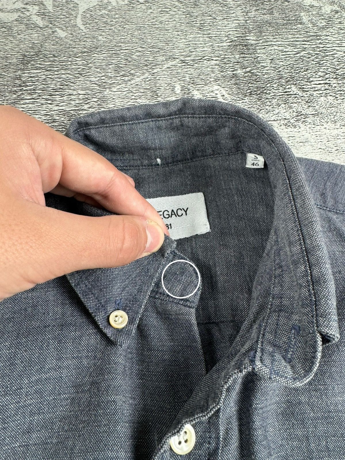 Our Legacy Our Legacy 1980-81 Basic Blank Longsleeve Button Shirt Size US S / EU 44-46 / 1 - 8 Thumbnail