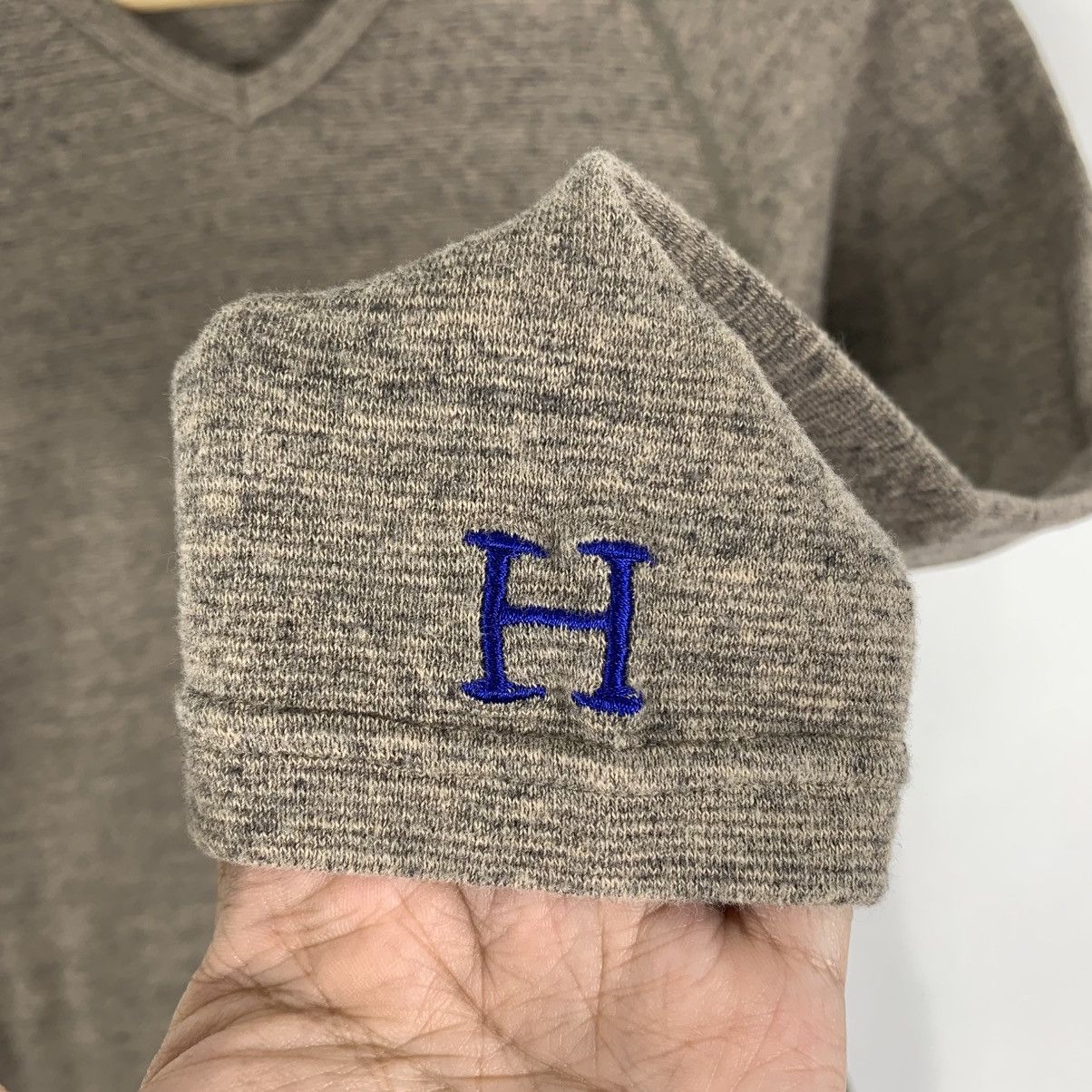 Japanese Brand Vintage HR MARKET Stretch Plain Japanese Brand Tshirt Size US S / EU 44-46 / 1 - 4 Thumbnail