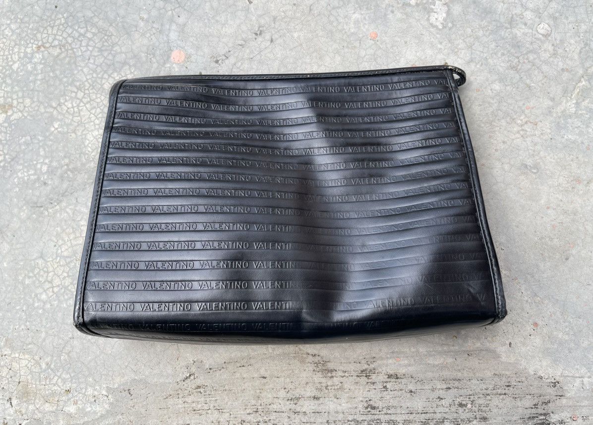 Valentino Valentino Leather Clutch Bag Monogram Size ONE SIZE - 5 Thumbnail