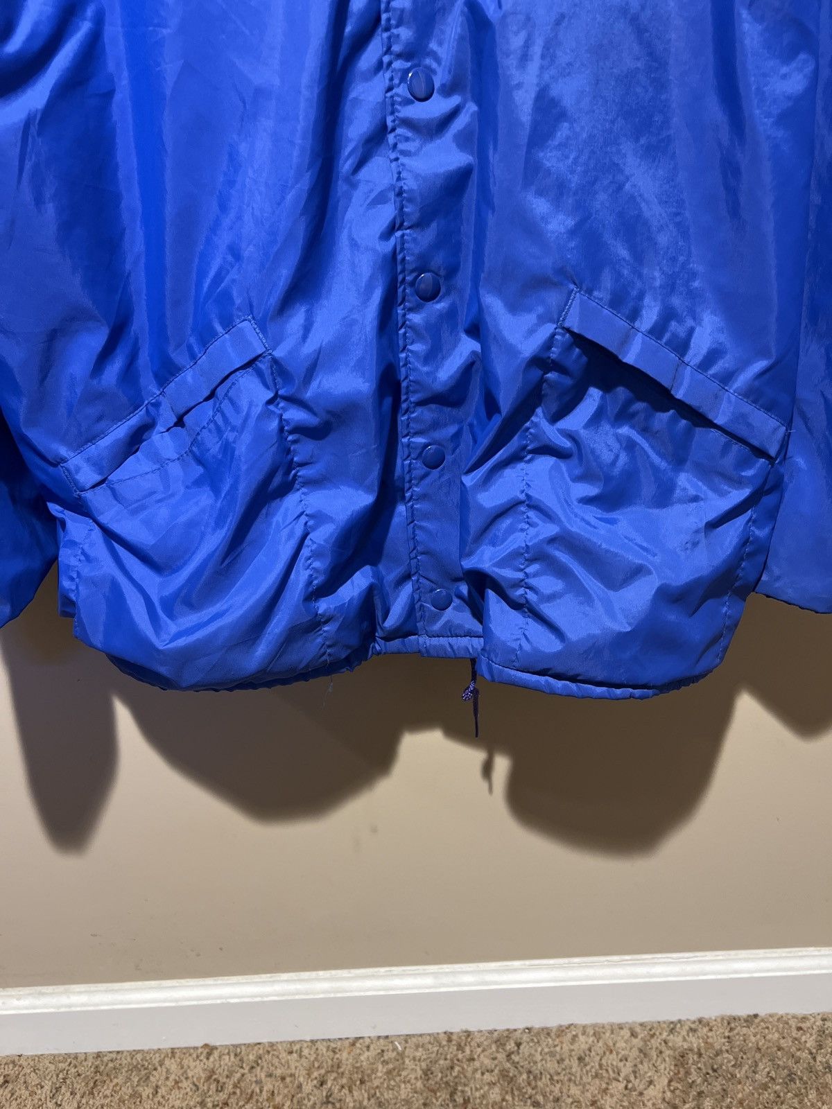 Vintage Vintage Royal Blue Coaches Jacket XL Size US XL / EU 56 / 4 - 4 Thumbnail