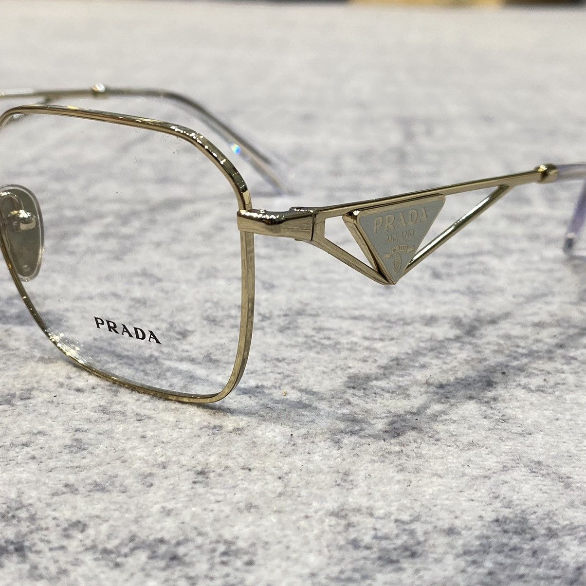 Prada PRADA 0PR A51V ZVN1O1 PALE GOLD Size ONE SIZE - 2 Thumbnail