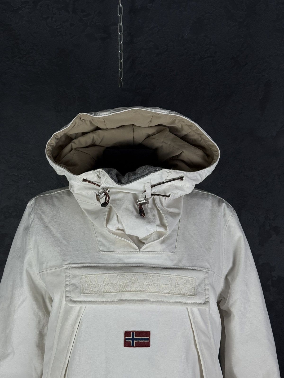 Napapijri Vintage Napapijri Skidoo Anorak Jacket Fleece Outdoor Size XL / US 12-14 / IT 48-50 - 4 Thumbnail