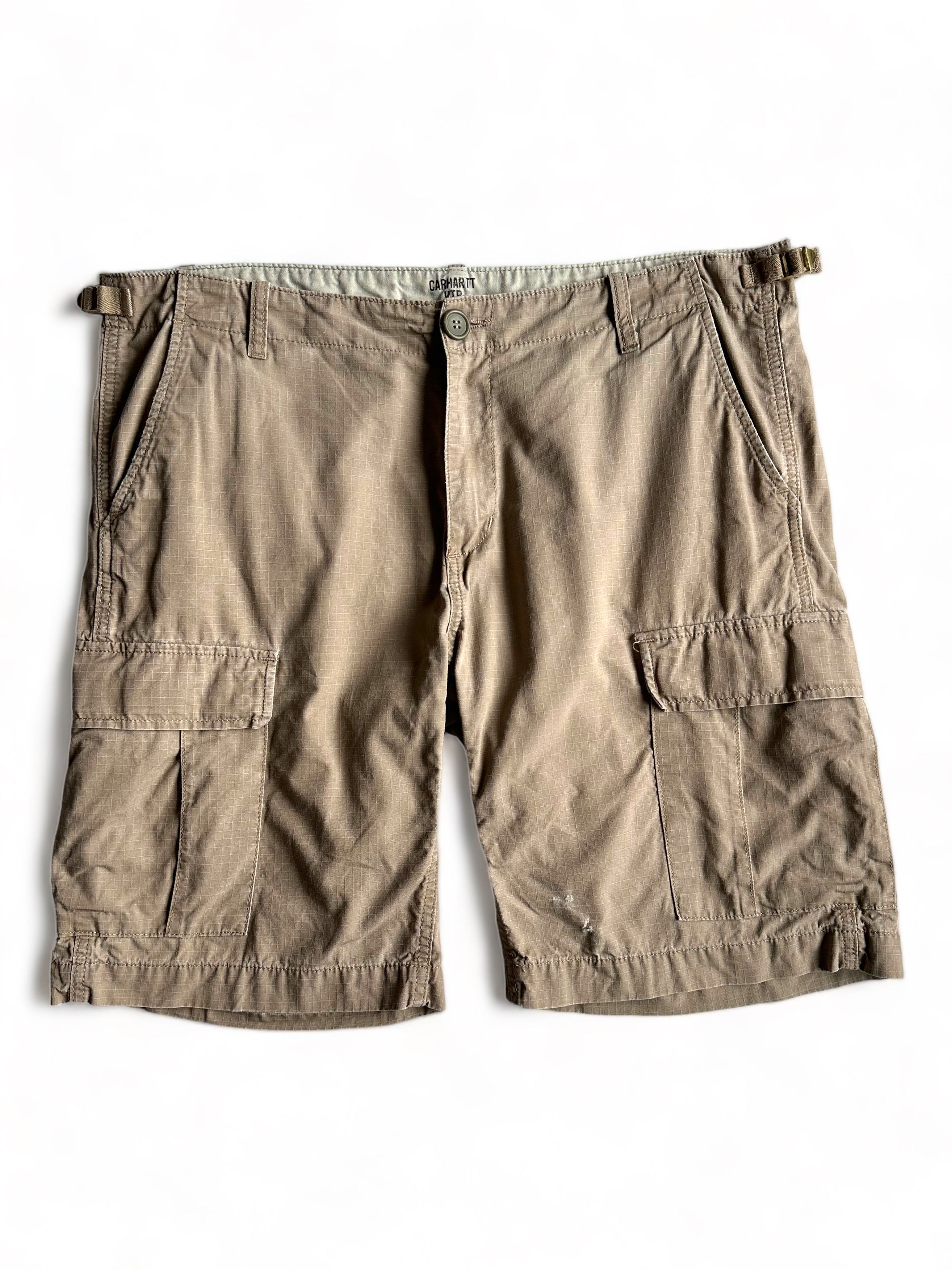 Carhartt Wip Carhartt WIP Cargo Shorts Beige W36 Size US 36 / EU 52 - 1 Thumbnail