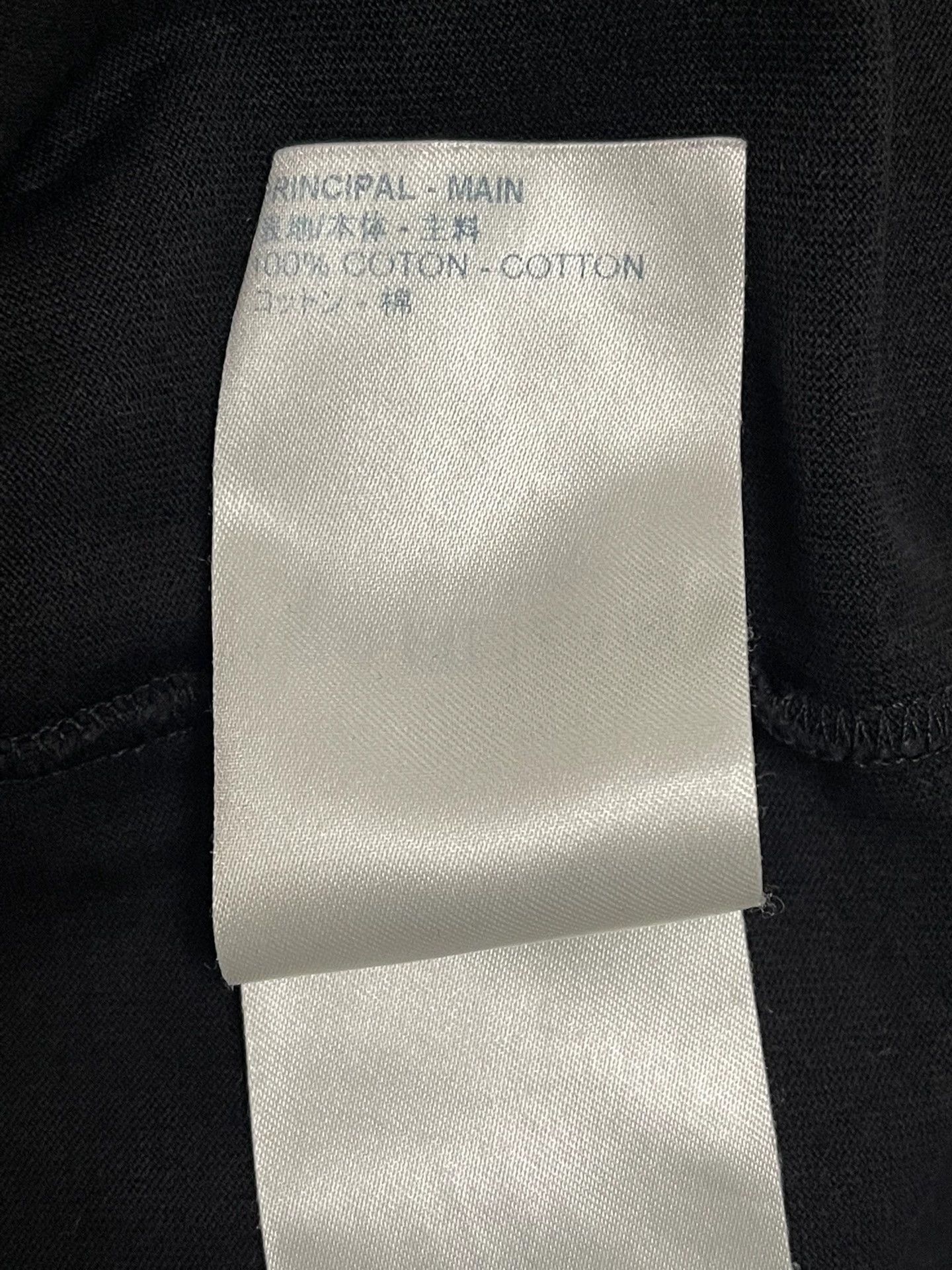 Louis Vuitton LV Black Cotton T - shirt Men's M Size US M / EU 48-50 / 2 - 5 Thumbnail