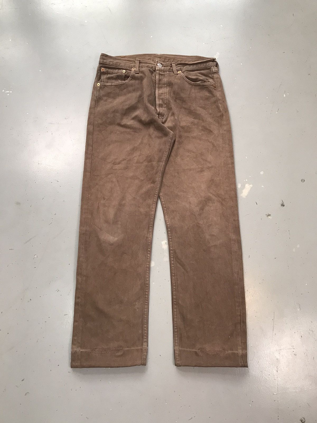 Levi's × Vintage Vintage Levi’s 501 distressed denim Size US 32 / EU 48 - 1 Thumbnail