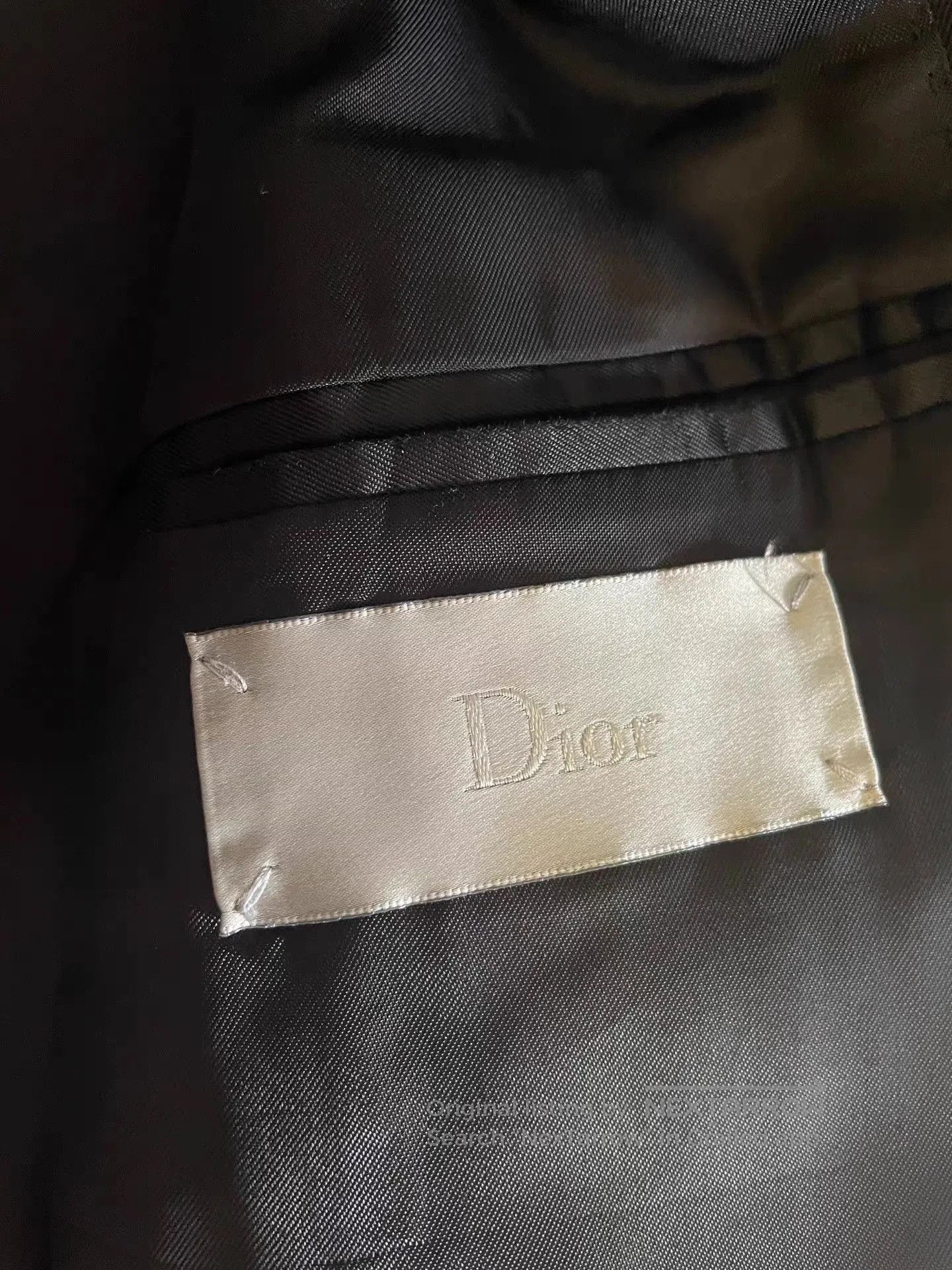 Dior Black Blazer with Embroidered Detail. Size US M / EU 48-50 / 2 - 7 Thumbnail