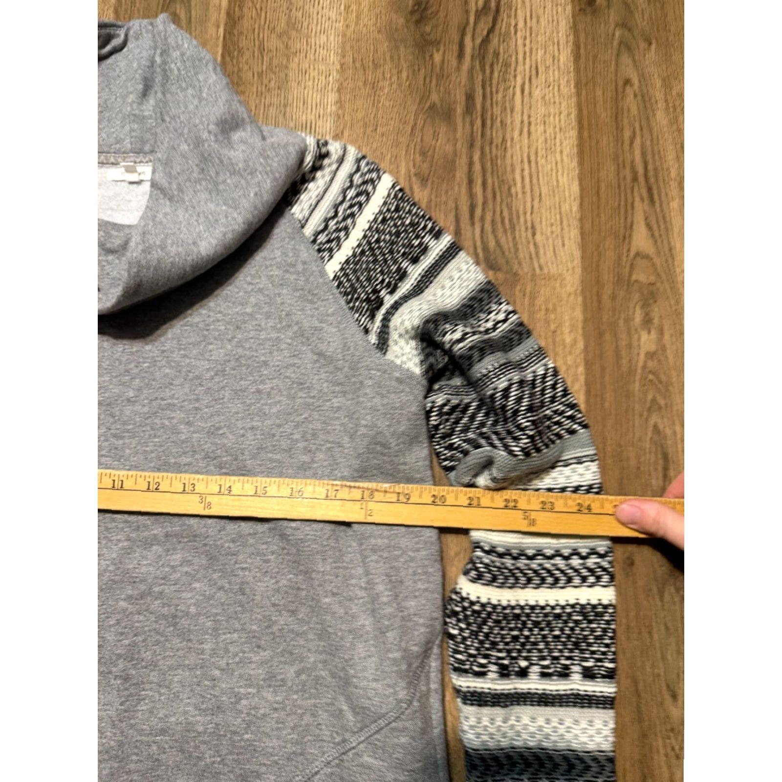 Vintage Maurices Sweater Women's Large Black White Grey Pullover Turtleneck Knit Casual Pullover Fall Winter Size Large Womens Size L / US 10 / IT 46 - 6 Thumbnail