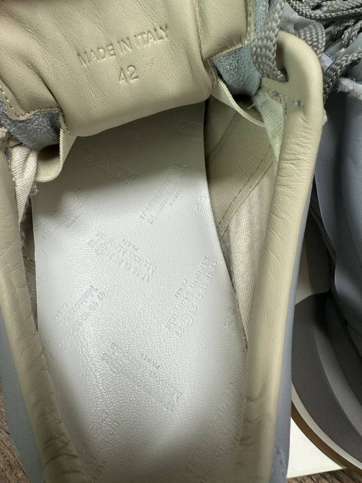 Maison Margiela Maison Margiela Runner Evolution Sneakers Pale Blue Size US 9 / EU 42 - 4 Thumbnail