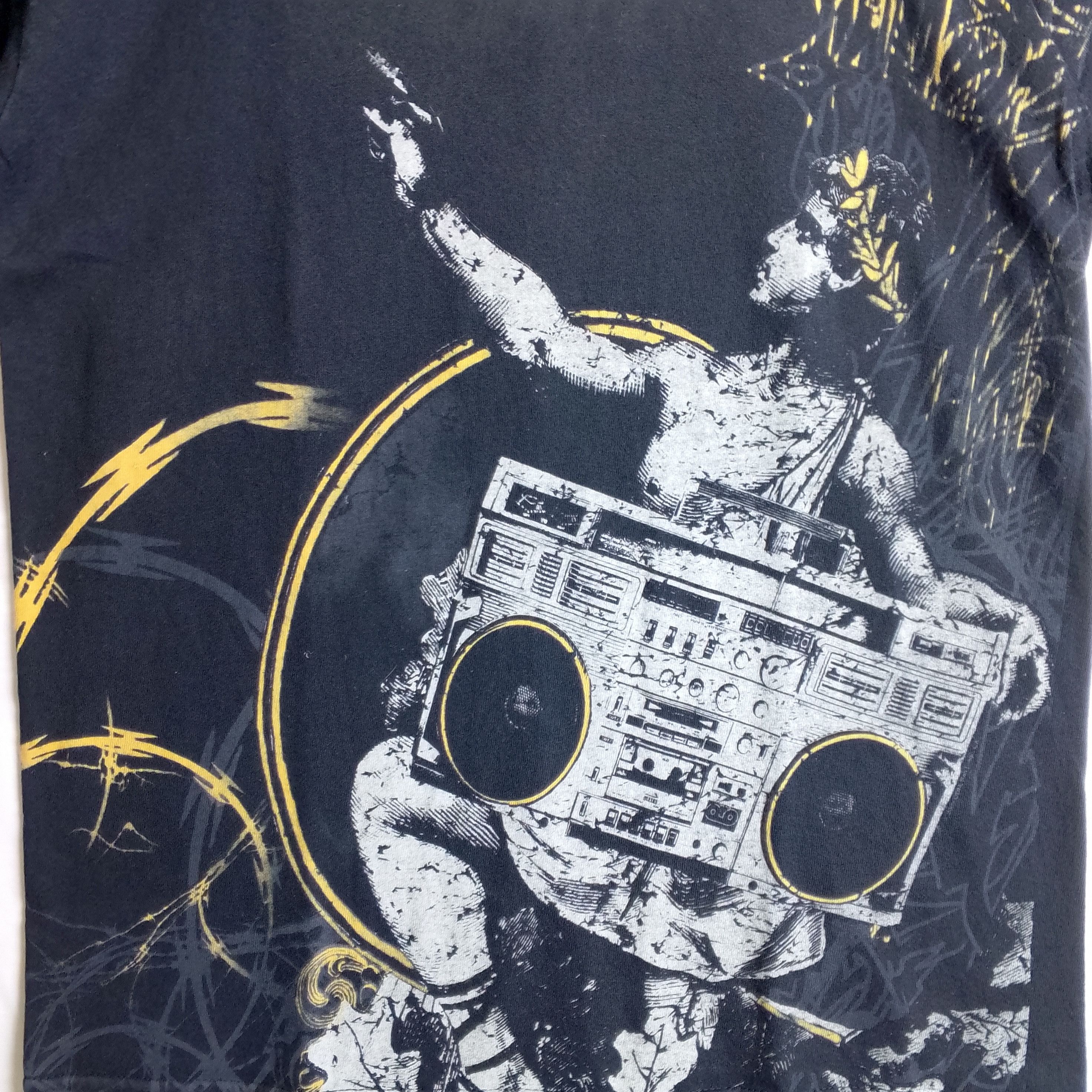 If Six Was Nine Vintage Art Tee Music Radio Tribe Tribal Mural LGB Style Size US S / EU 44-46 / 1 - 4 Thumbnail
