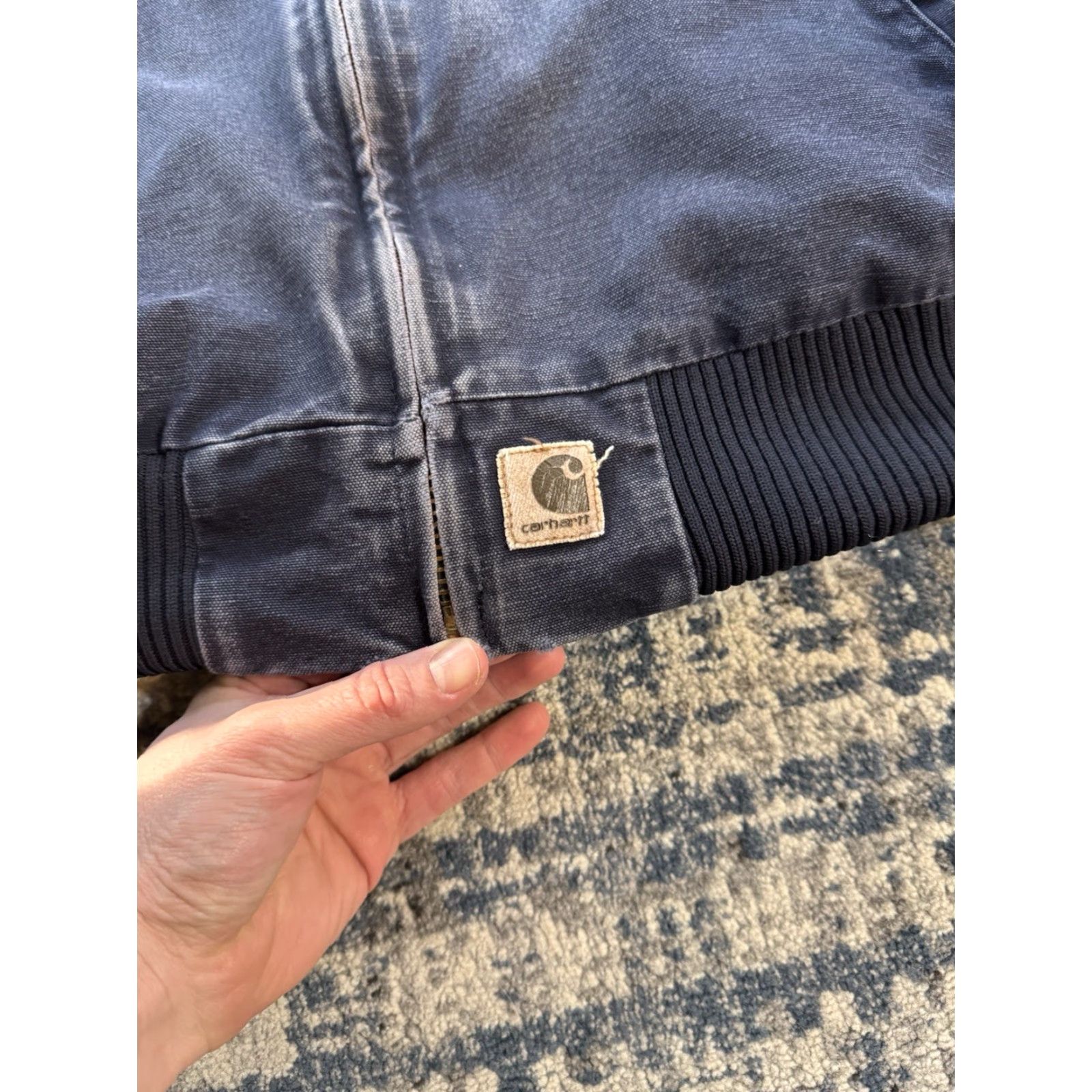 Carhartt VINTAGE Carhartt J14 MDT Santa Fe Jacket Men's Navy Quilted Workwear Coat 3XL Blue Carhartt J14 Mid-Length Quilted Canvas Coat Mens Jacket Size US XXL / EU 58 / 5 - 3 Thumbnail