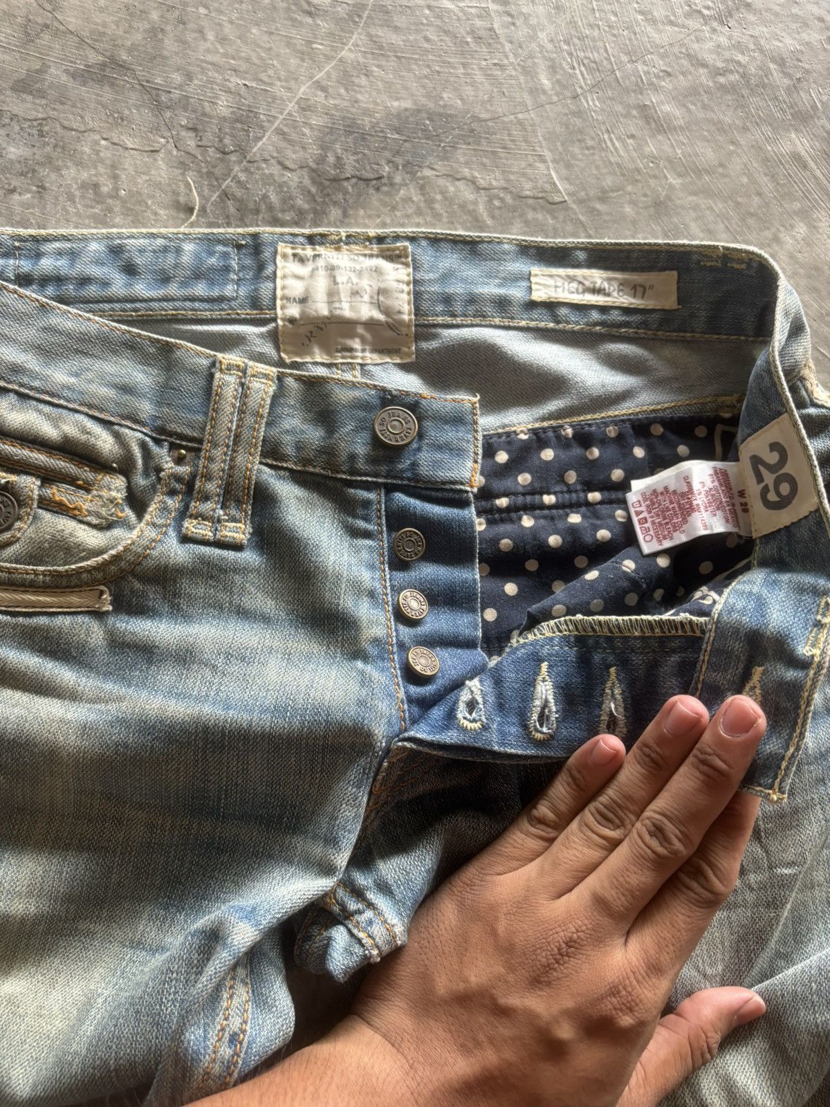 Jimmy Taverniti jimmy taverniti slim rusty mudmax wash jeans hedi style Size US 30 / EU 46 - 4 Thumbnail