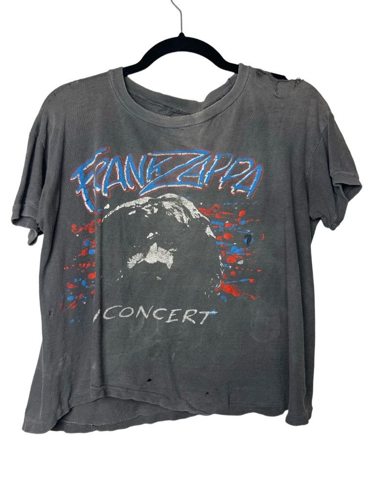 Vintage 1980's Frank Zappa Double Sided Concert T-Shirt