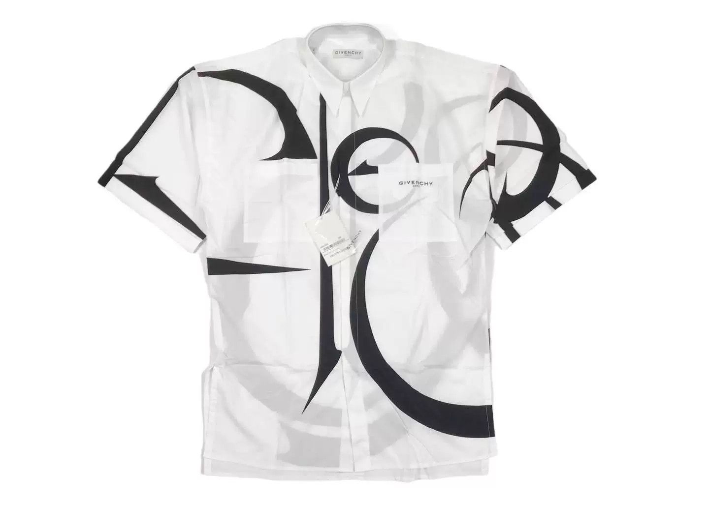 Givenchy Givenchy 21SS Printed Oversized Short Sleeve Shirt Size US M / EU 48-50 / 2 - 1 Thumbnail