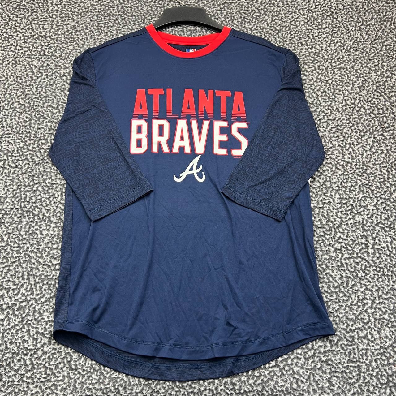 MLB Atlanta Braves Shirt Men Large Blue MLB Long Sleeve New L Size US L / EU 52-54 / 3 - 1 Thumbnail