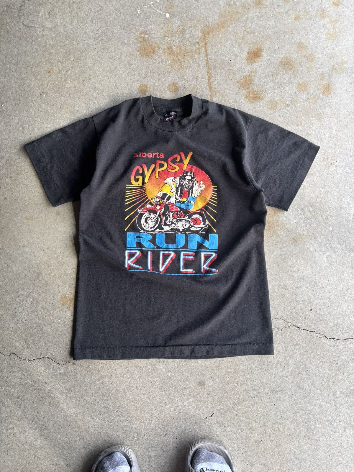 Harley Davidson Vintage Early 90s Harley Davidson Owners Club Alberta Tee Size US M / EU 48-50 / 2 - 1 Thumbnail