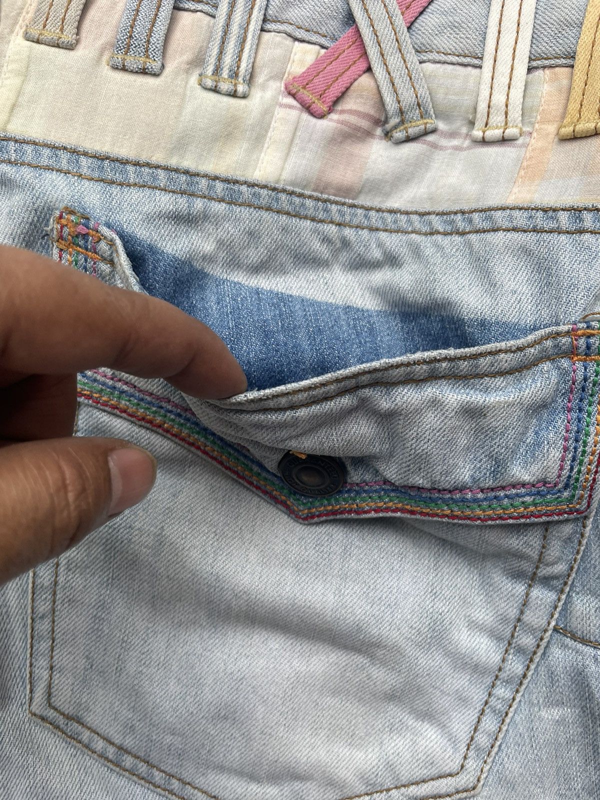 Japanese Brand Dominte Double Waist Denim Short Size US 39 - 15 Thumbnail