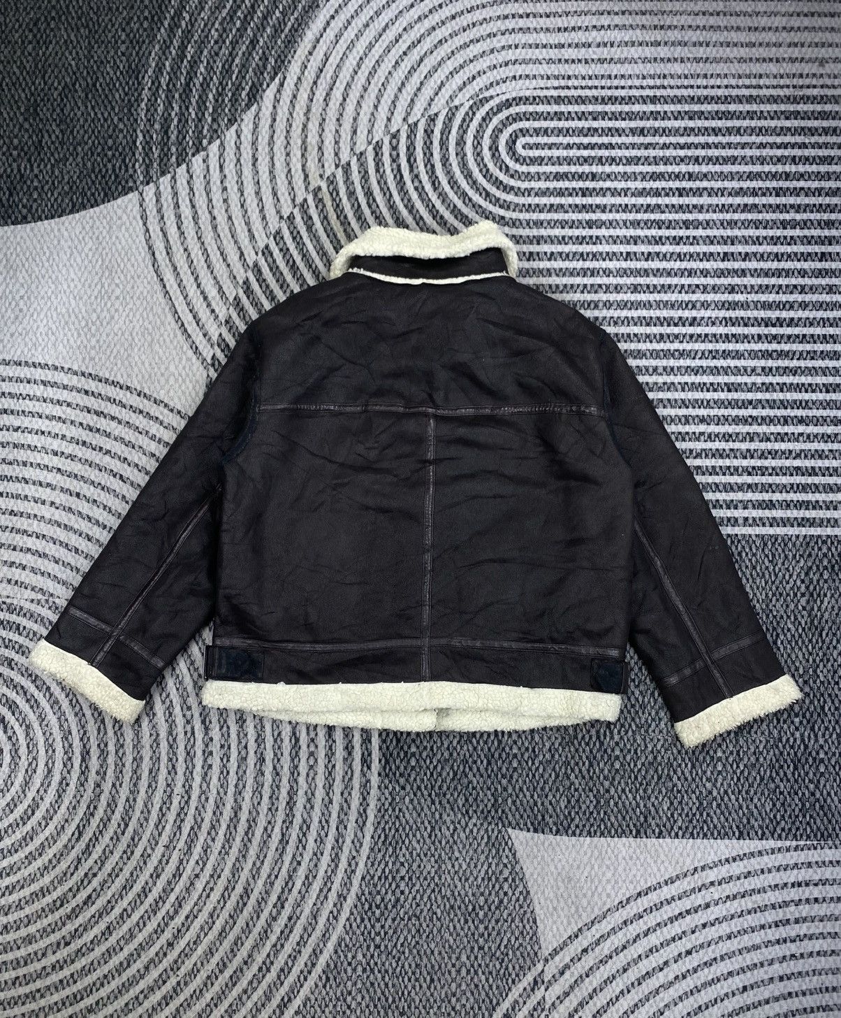 Japanese Brand Vintage Ungrid Japanese Fashion Leather Suede Sherpa Jacket Size US M / EU 48-50 / 2 - 3 Thumbnail