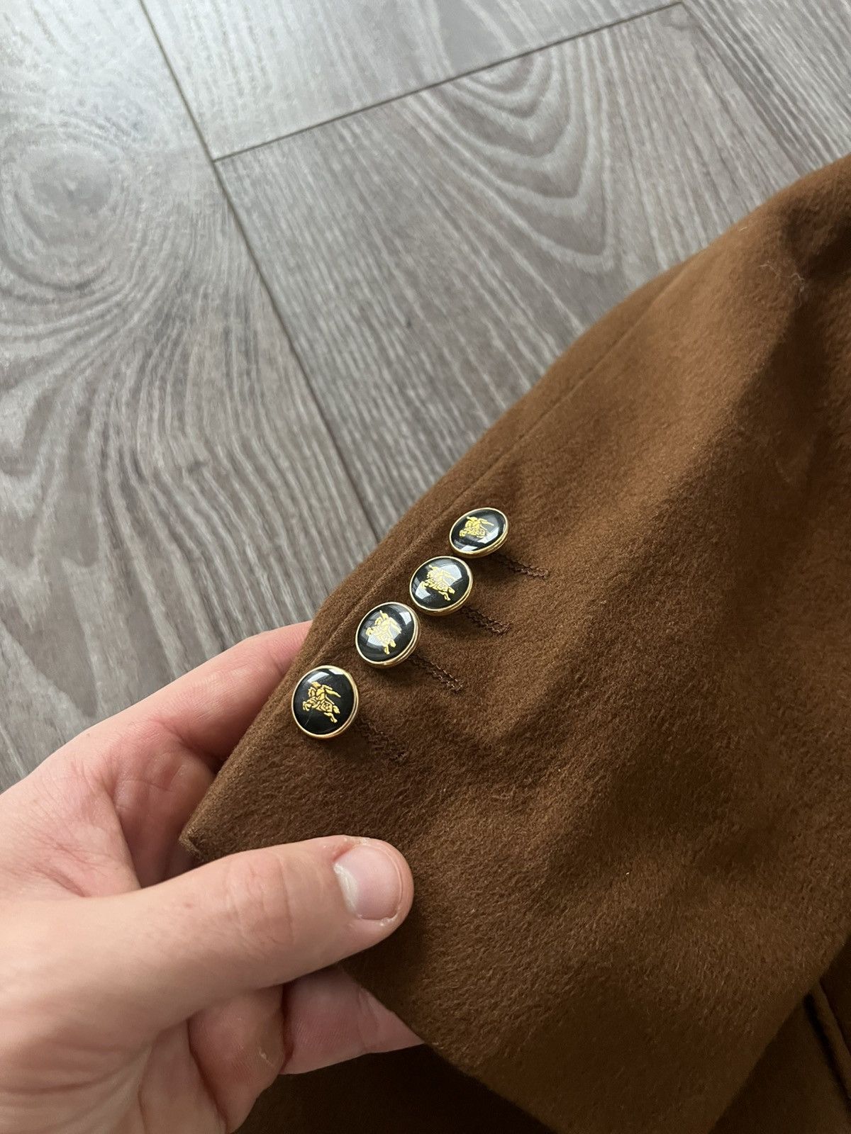 Burberry Very Rare Burberry Luxury Cashmere & Wool Exclusive Blazer Size 44R - 10 Thumbnail