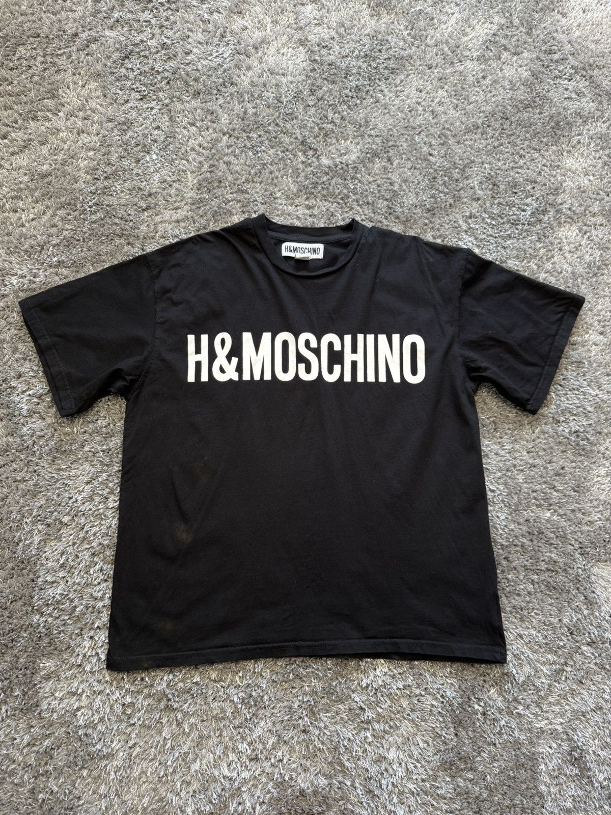 Moschino Moschino x H&M designer big logo tee Size US M / EU 48-50 / 2 - 1 Thumbnail