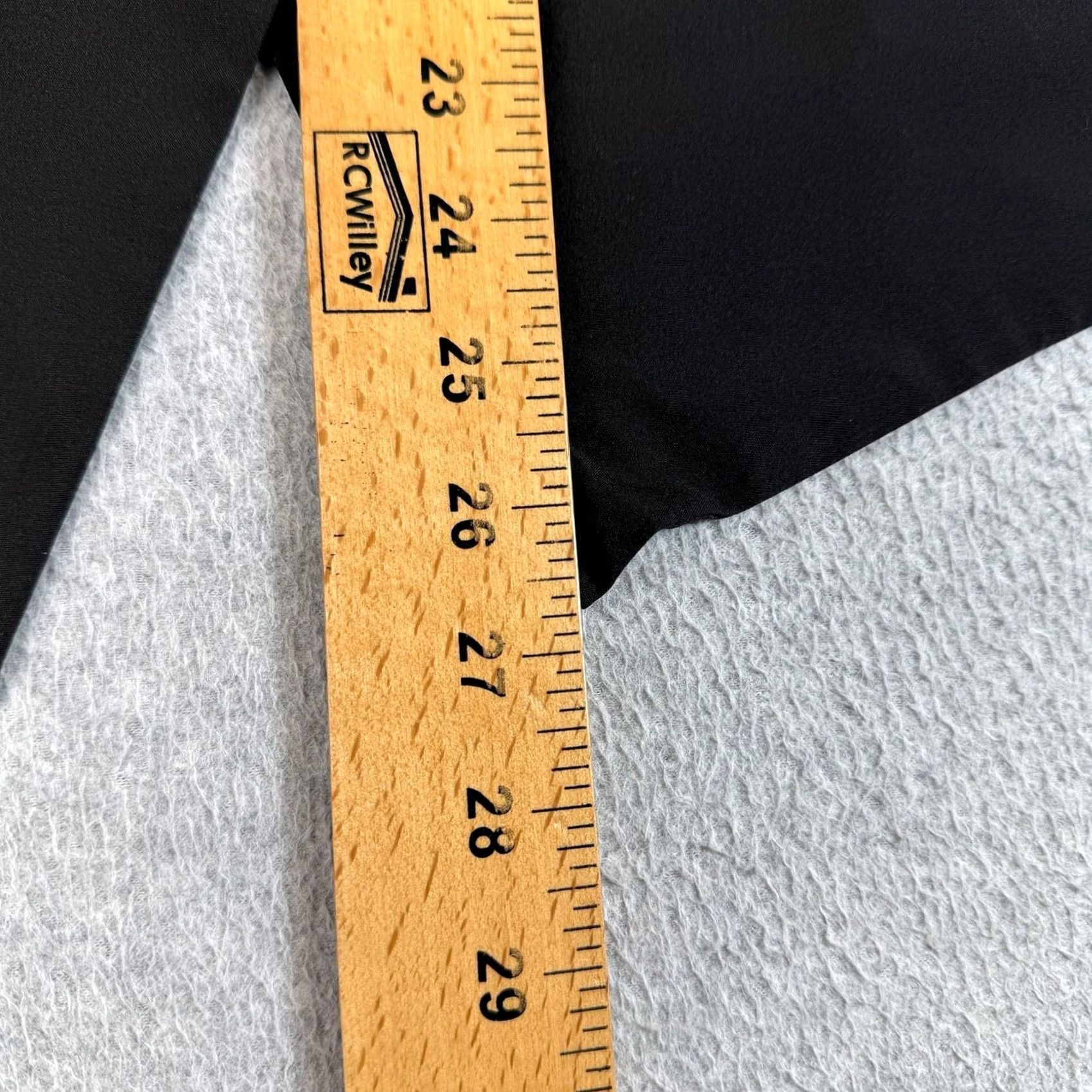 Vintage ModCloth Blazer Women 1X Black Open Front Ruched Office Lightweight Layer Jacket Blazer Size XL / US 12-14 / IT 48-50 - 6 Thumbnail