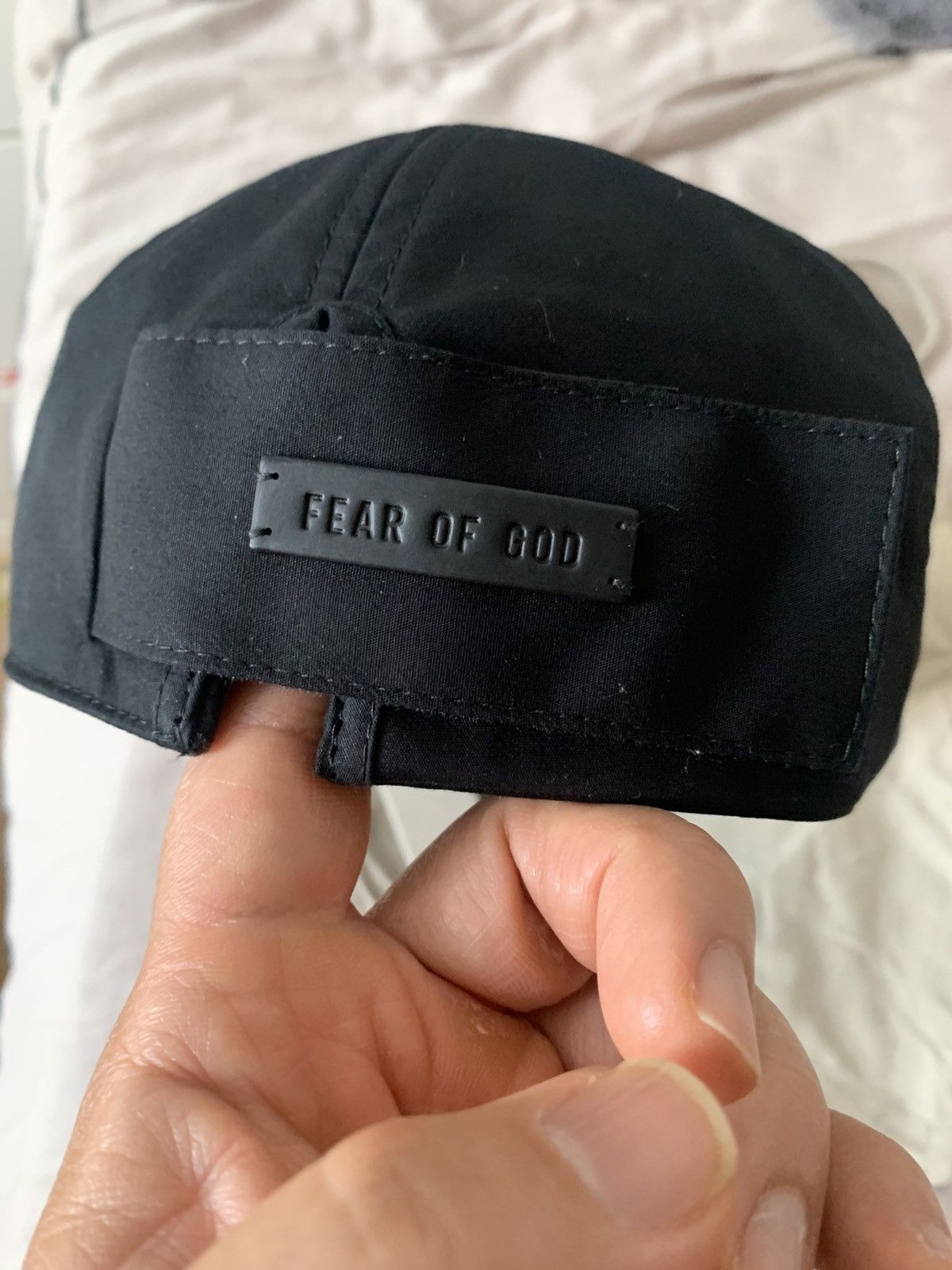 Fear of God Fear of god eternal flocked cotton baseball cap Size ONE SIZE - 5 Thumbnail