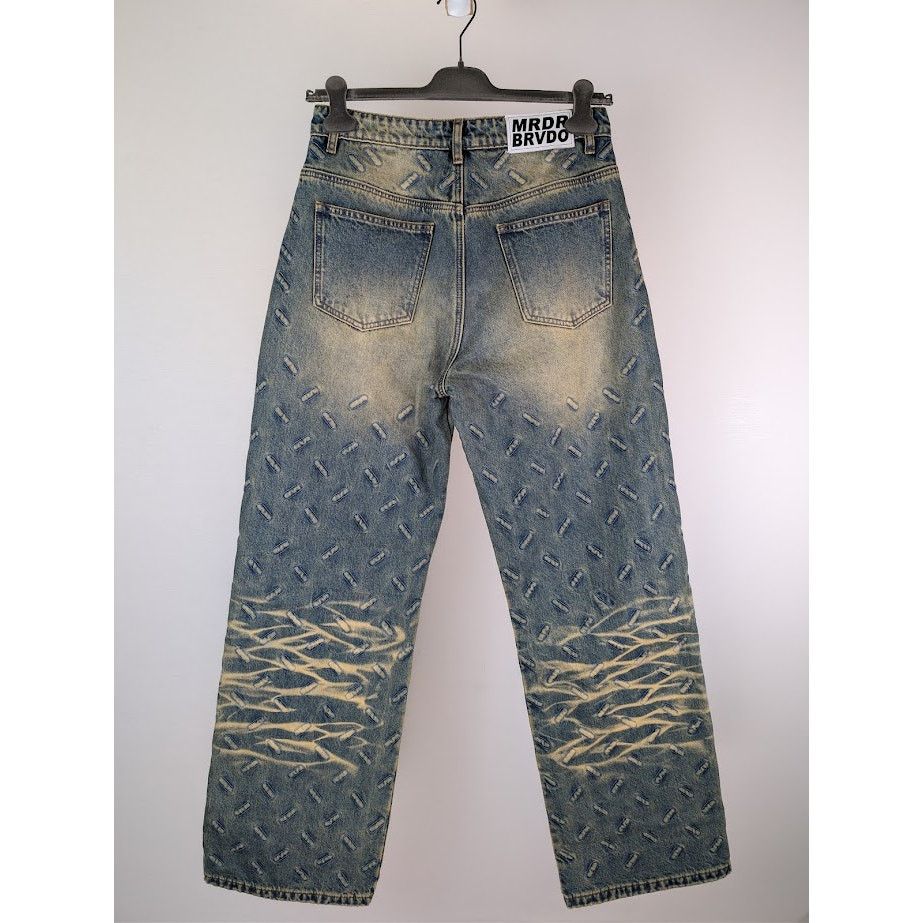 Who Decides War o1rshd1 Thread Plate Denim Jeans in Denim Size US 30 / EU 46 - 11 Thumbnail