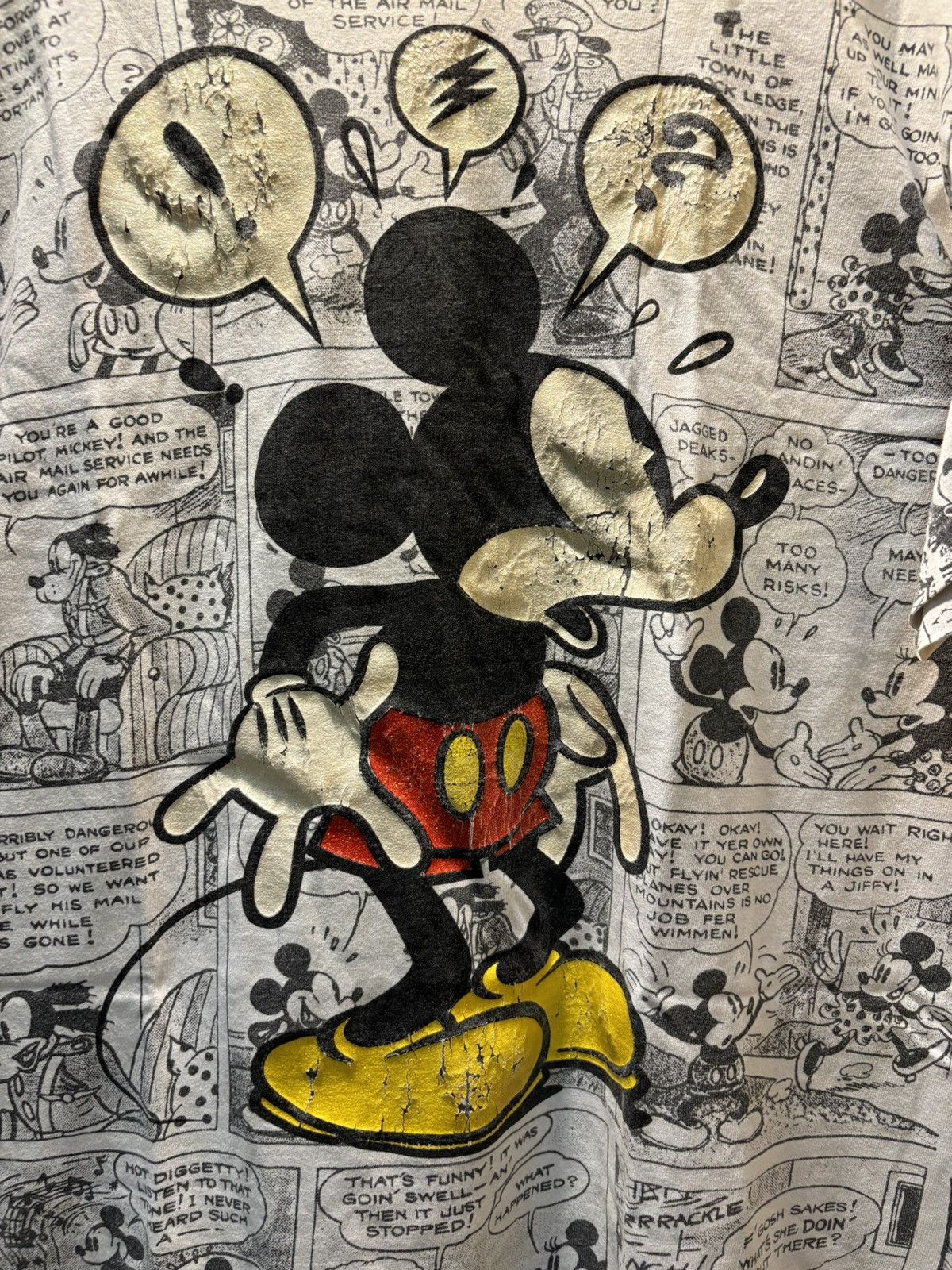 Mickey Mouse × Vintage VINTAGE VTG Mickey Mouse Fullprint Size US L / EU 52-54 / 3 - 1 Thumbnail