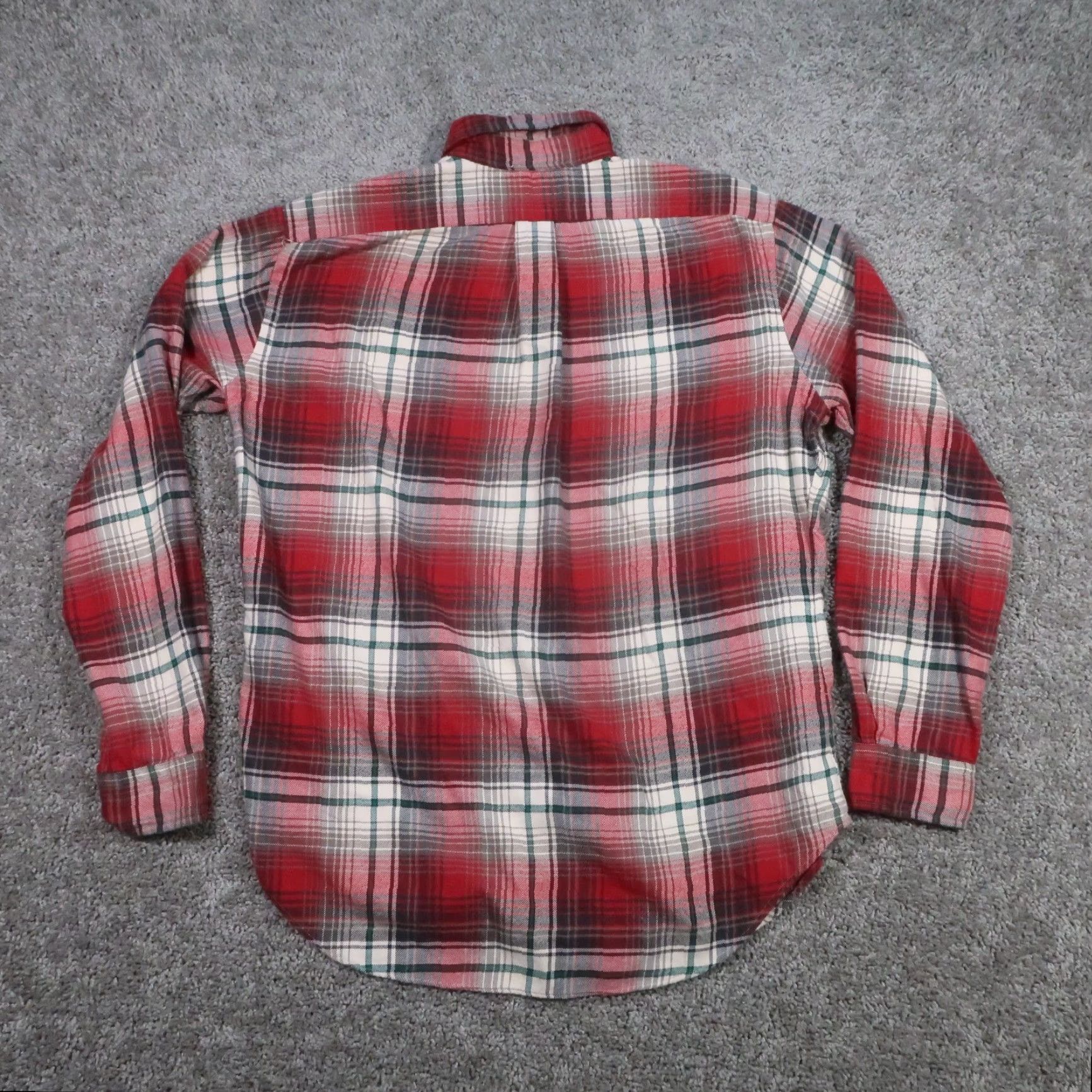 Ralph Lauren VINTAGE Ralph Lauren Shirt Mens M Flannel Plaid Red Cotton Classic Fit EUC Size US M / EU 48-50 / 2 - 2 Thumbnail
