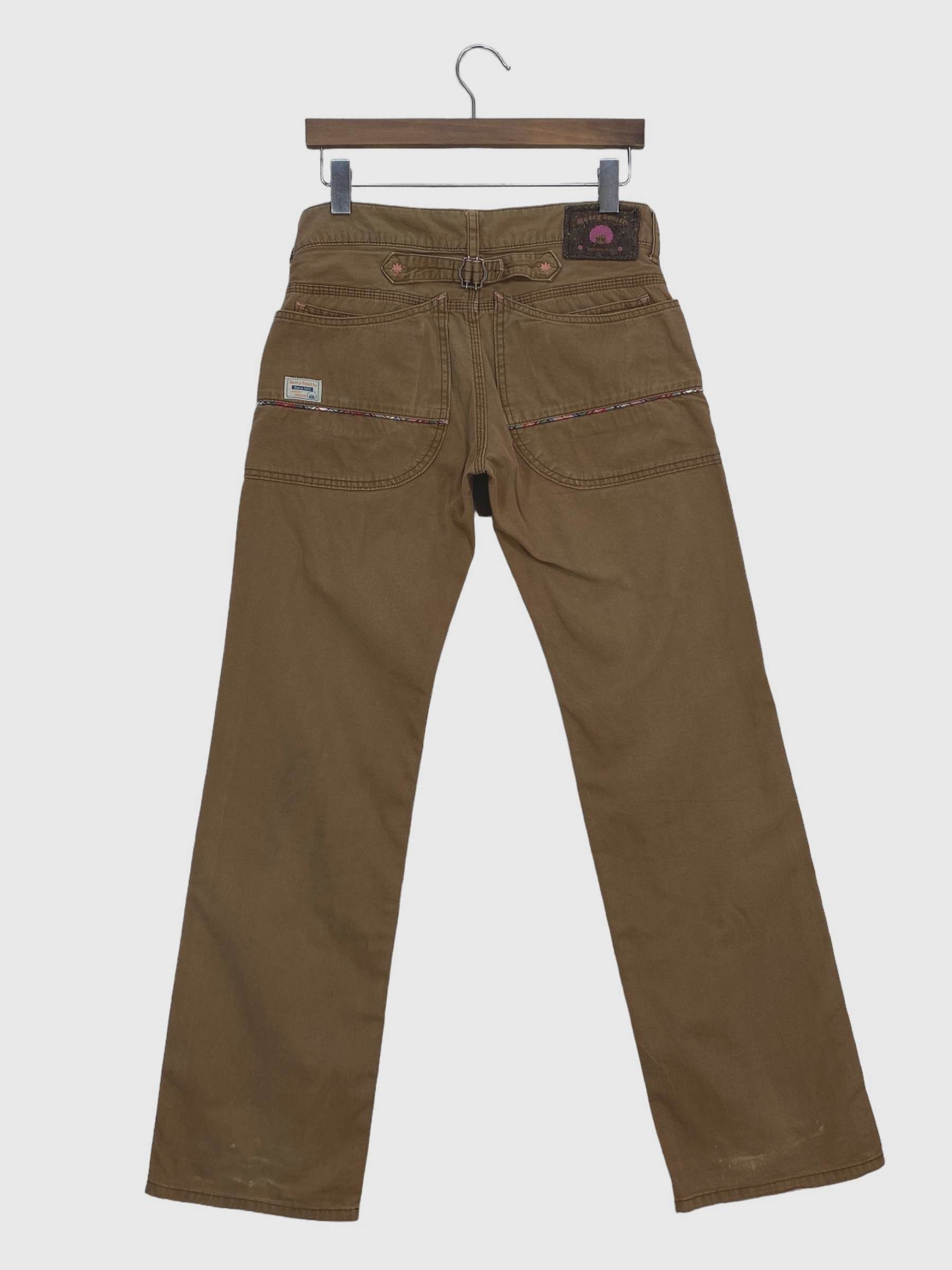 image of Distressed Denim Betty Smith Pants Baker Pocket Pants in Brown, Men's (Size 31)