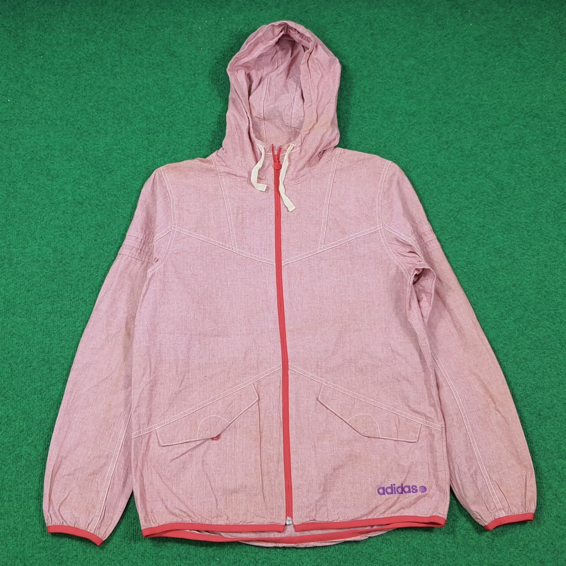 Adidas Vintage Adidas Neo Label Lightweight Hooded Jacket C279N22 Size US M / EU 48-50 / 2 - 3 Thumbnail