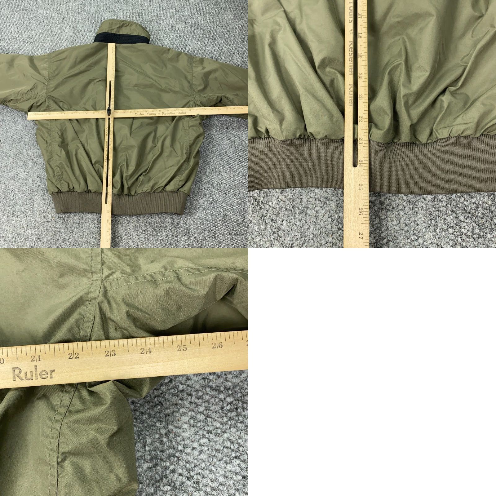 Vintage VINTAGE Columbia Bomber Jacket Mens M Beige Nylon Lined Full Zip 90s Retro Army Casual Workwear Size US M / EU 48-50 / 2 - 8 Thumbnail