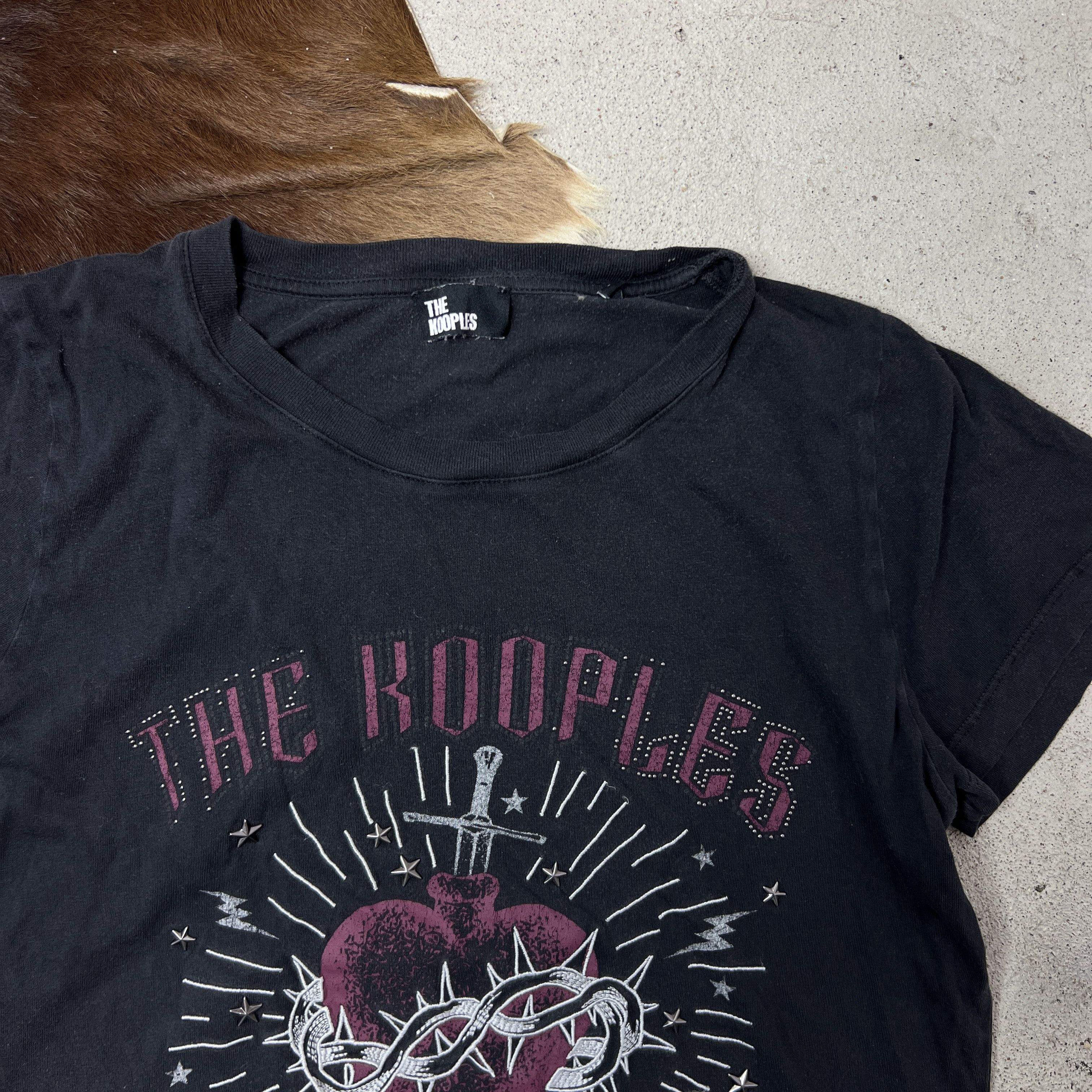 The Kooples Vintage Casual Streetwear Women's The Kooples T-shirt 00s Size XS / US 0-2 / IT 36-38 - 3 Thumbnail