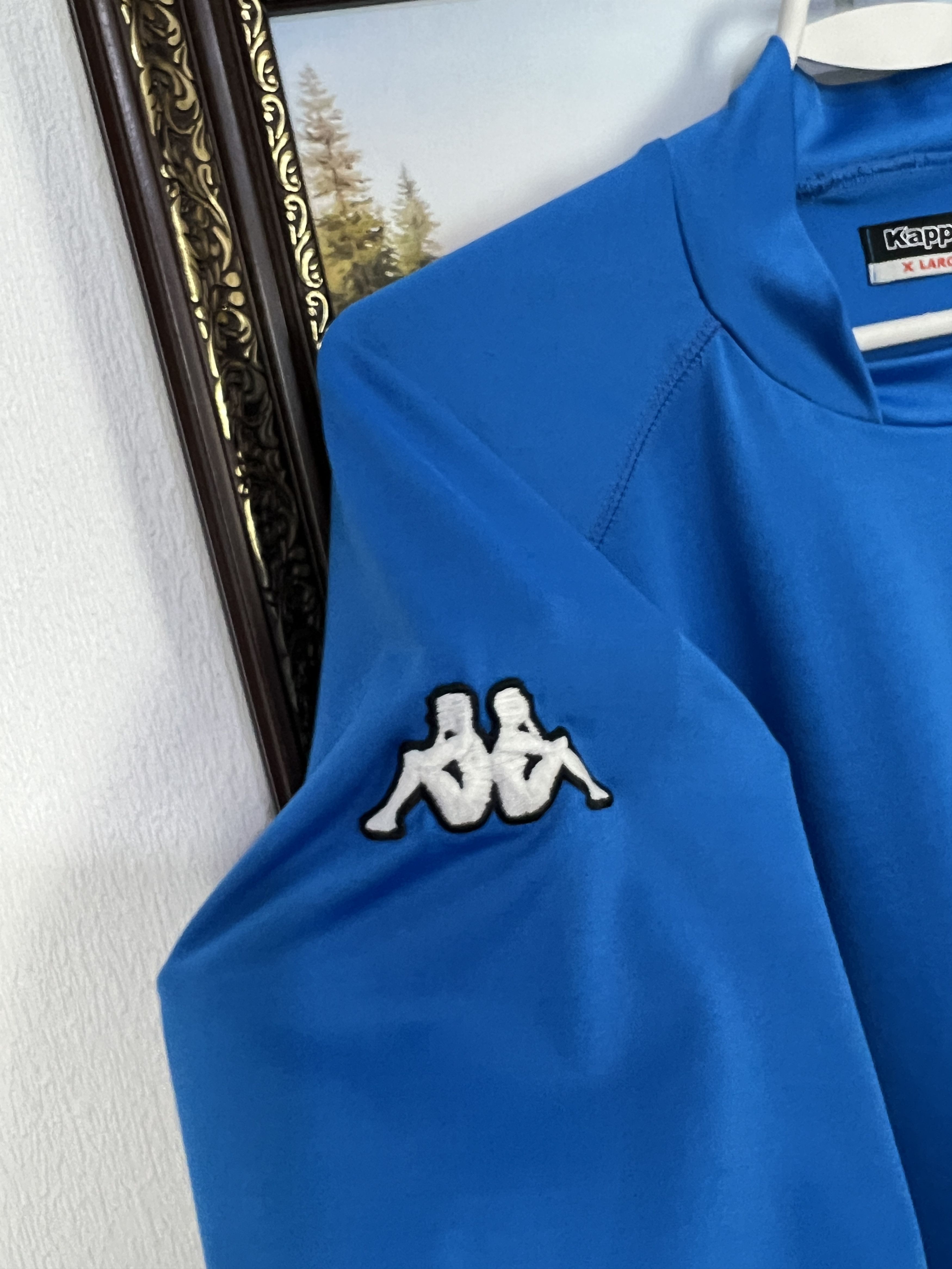 Kappa Italy Home football shirt 2000 Soccer Kappa Blue Jersey Size US XL / EU 56 / 4 - 5 Thumbnail