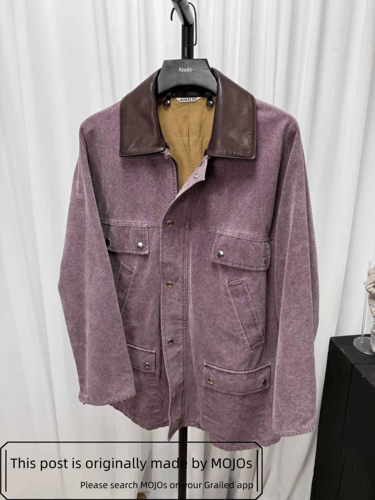 Sz 4 Auralee 24AW Canvas Hunting Jacket mojos121321