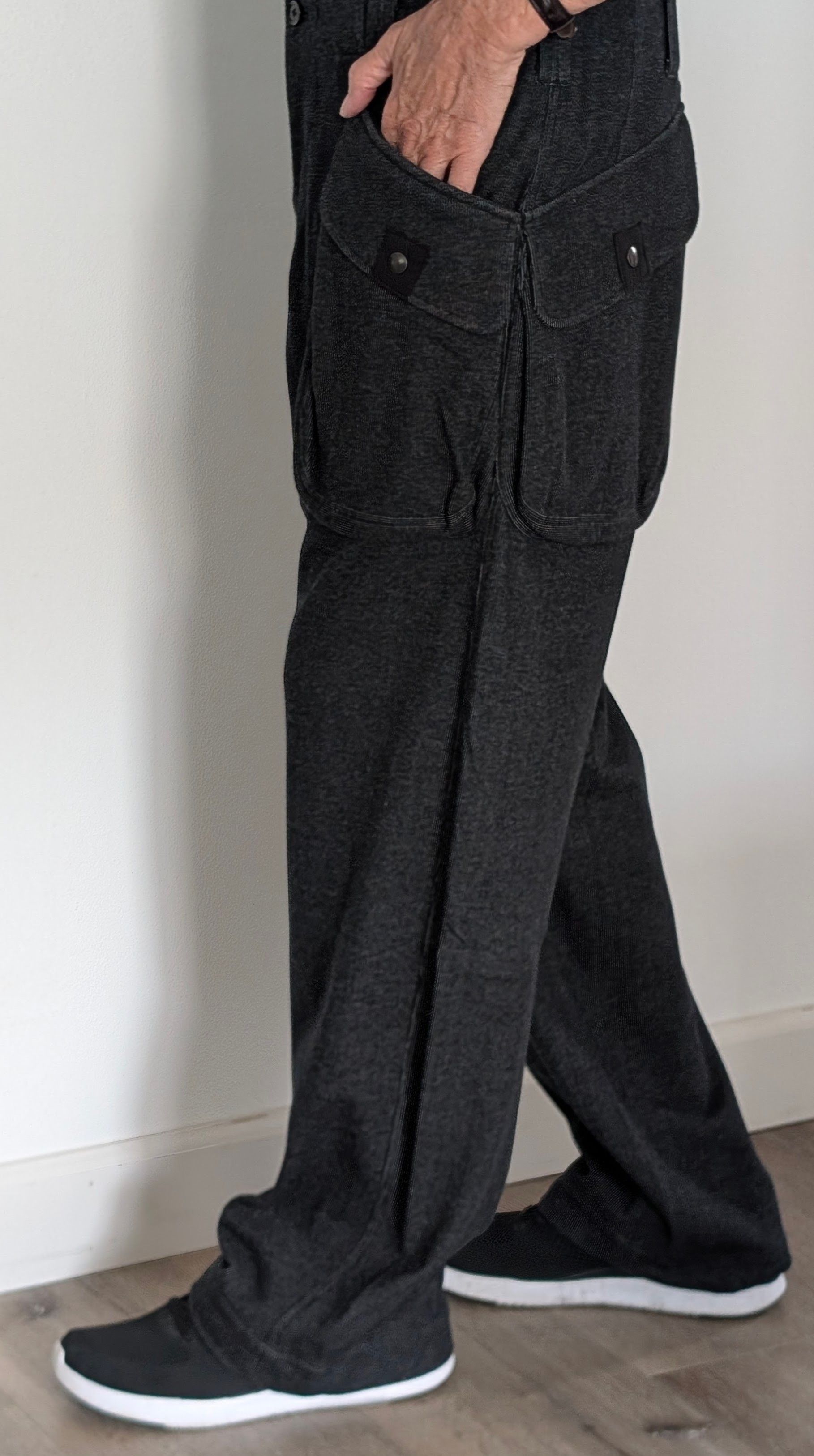 Yohji Yamamoto Yohji Yamamoto Grey Cotton Dbl Cargo Pkt Pant size 3 Size US 34 / EU 50 - 3 Thumbnail