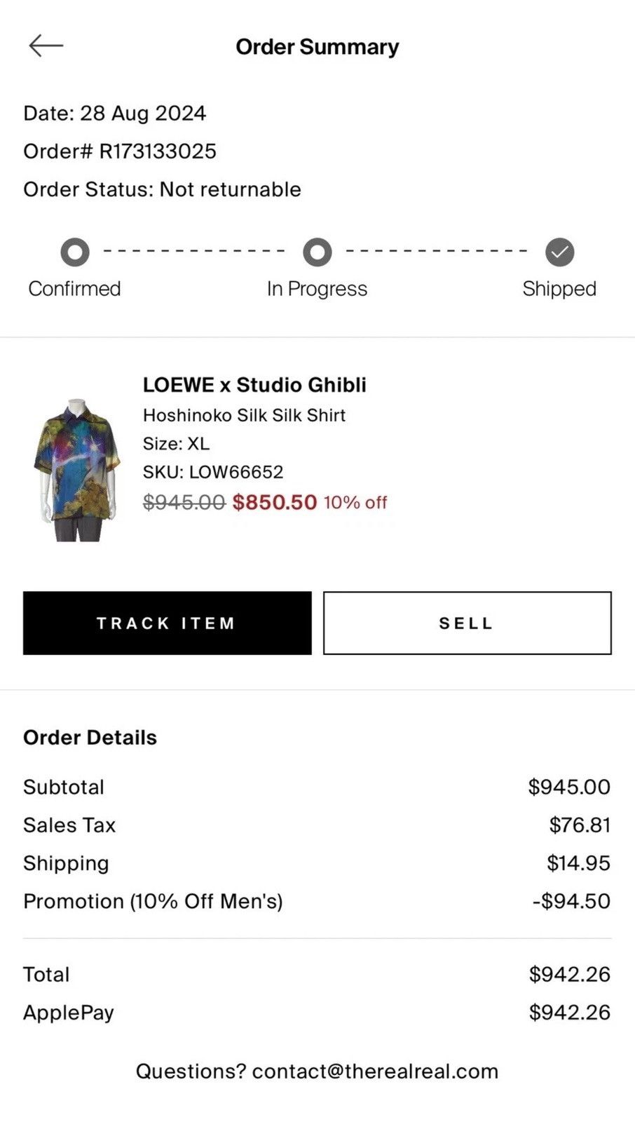 Loewe LOEWE STUDIO GHIBLI Howls Moving Castle Magic Sky Silk Shirt Size US L / EU 52-54 / 3 - 2 Thumbnail