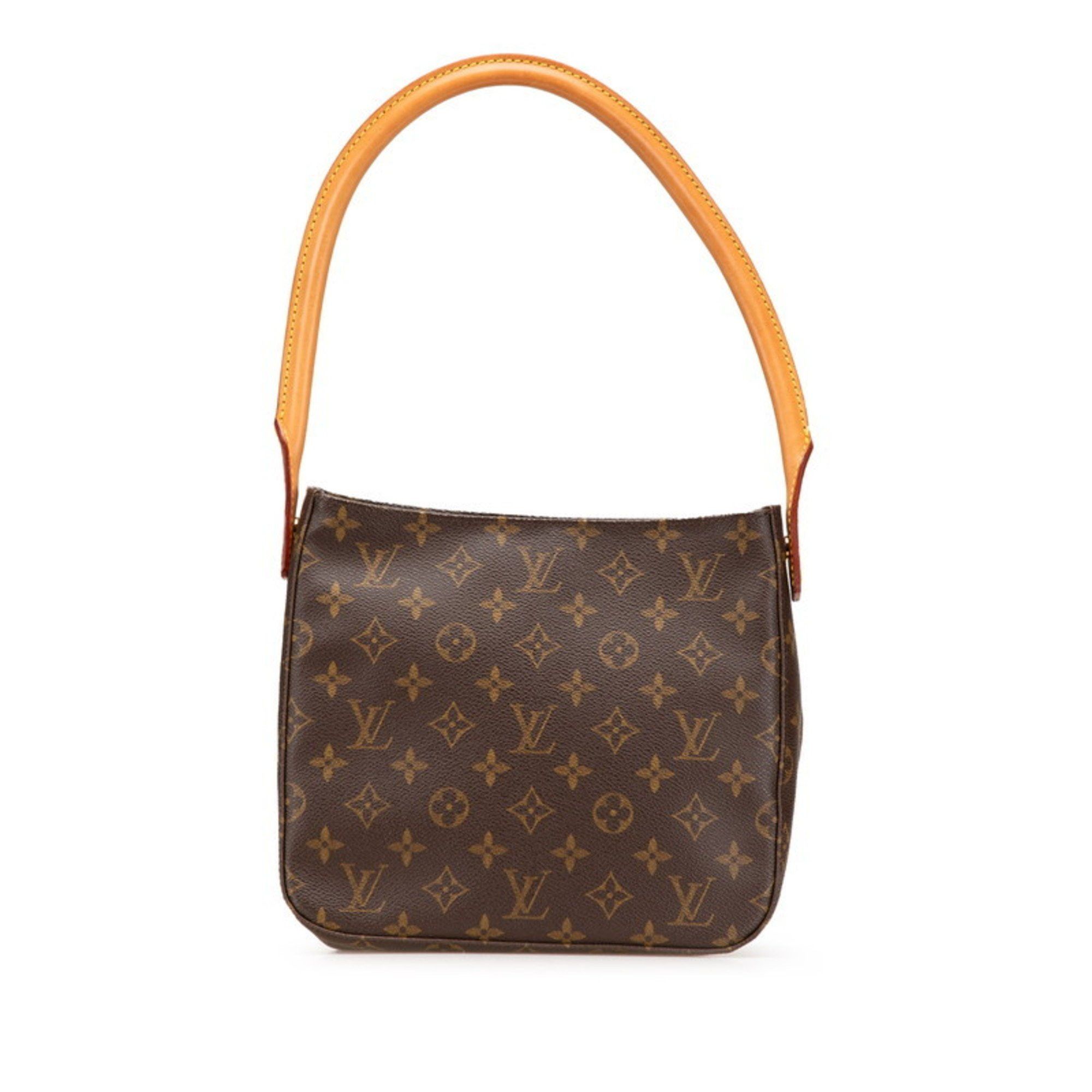 Louis Vuitton Monogram Looping MM Shoulder Bag/Handbag M51146 Brown Leather Women's LOUIS VUITTON