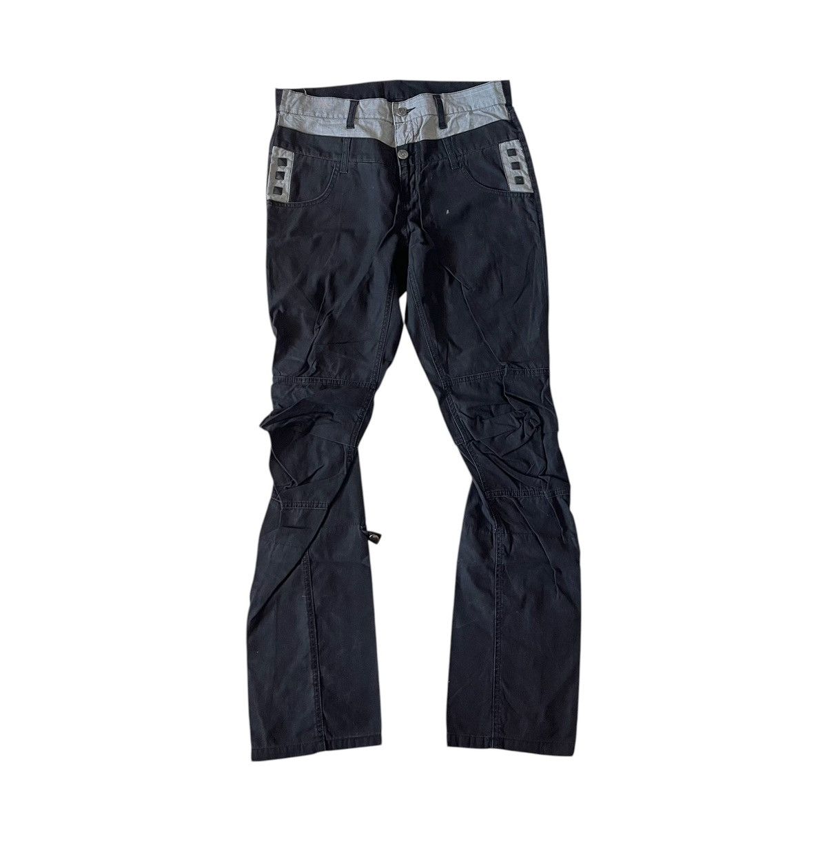 PPFM Vintage ppfm moto inspired tactical double waist cargo pants Size US 31 - 1 Thumbnail