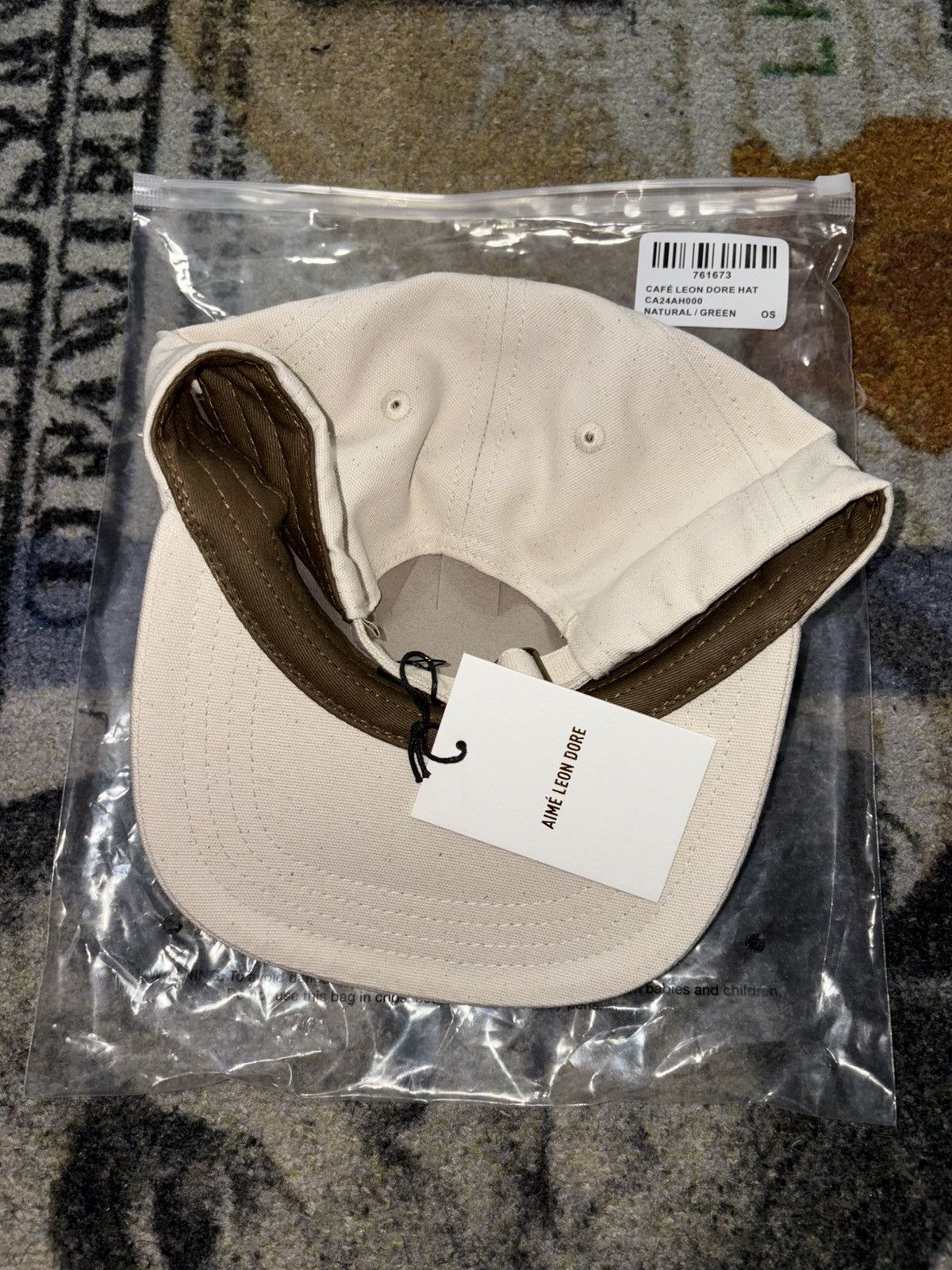 Aime Leon Dore Aime Leon Dore Cafe Hat Natural Size ONE SIZE - 3 Thumbnail