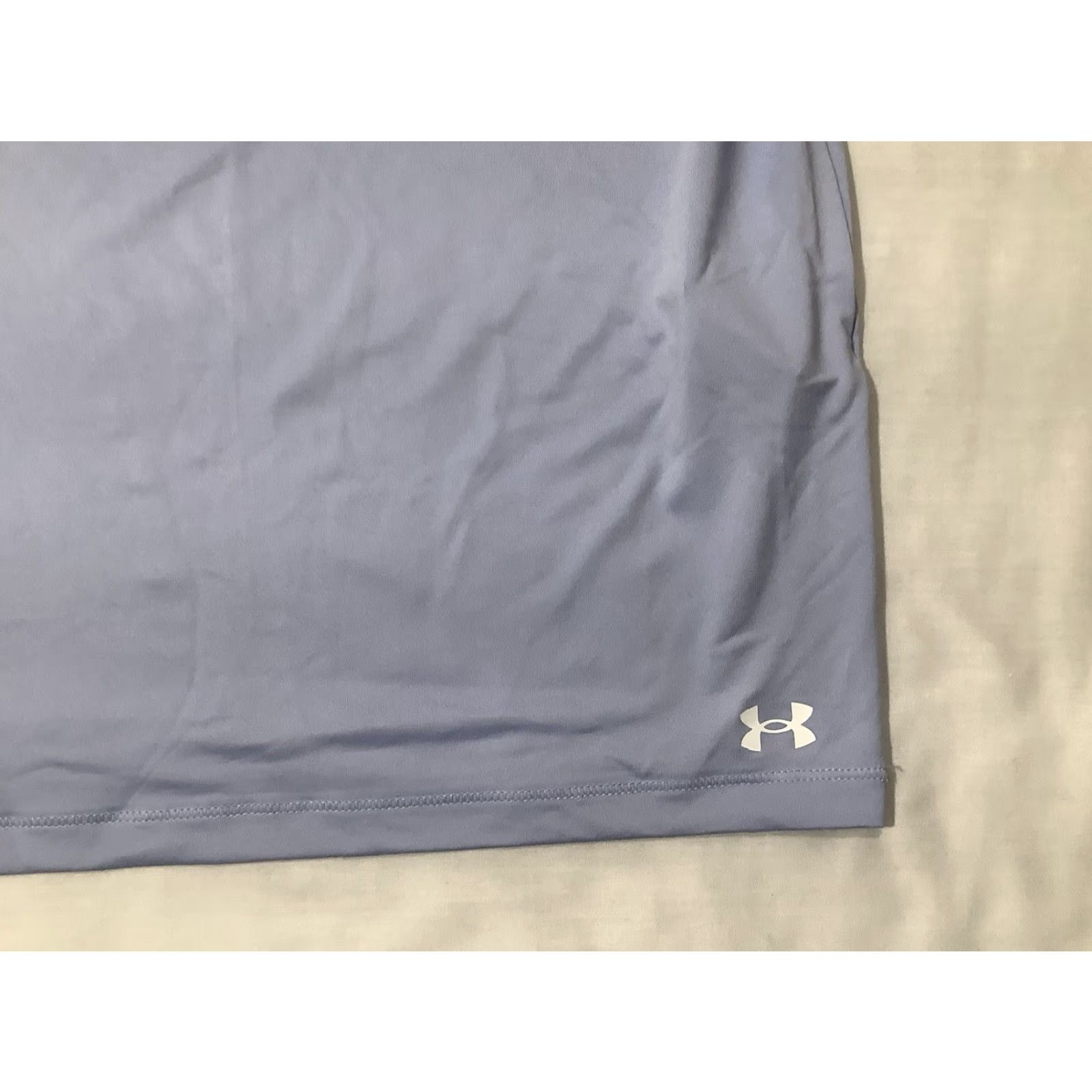 Under Armour Under Armour Shirt Womens XL Purple Motion SS Athletic Loose Fit Performance Tee Shirt Cropped Logo Womens Adults Slim? Size XL / US 12-14 / IT 48-50 - 4 Thumbnail