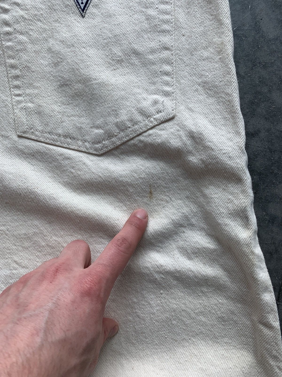 Guess Crazy Vintage Y2K Guess Baggy Jeans Eggshell Size US 40 / EU 56 - 4 Thumbnail