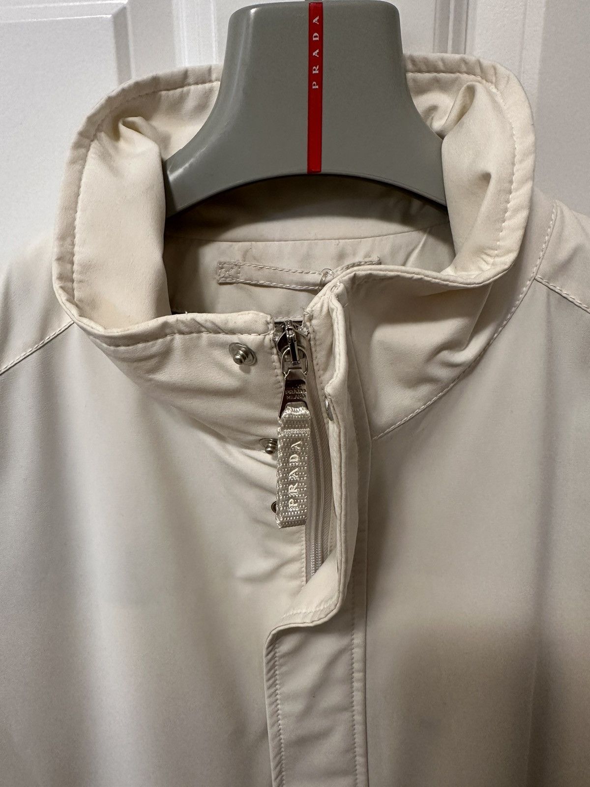 image of Prada Sport Vintage New With Tags White 54 Classic Shell, Men's (Size Large)