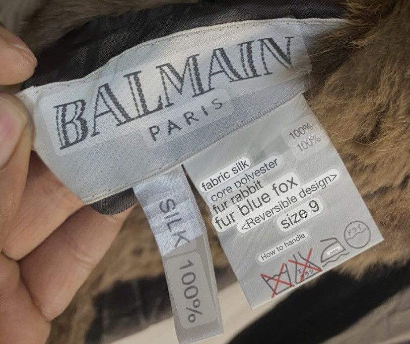 Balmain Balmain paris reversible fur/silk button up hoodie jacket Size M / US 6-8 / IT 42-44 - 21 Thumbnail