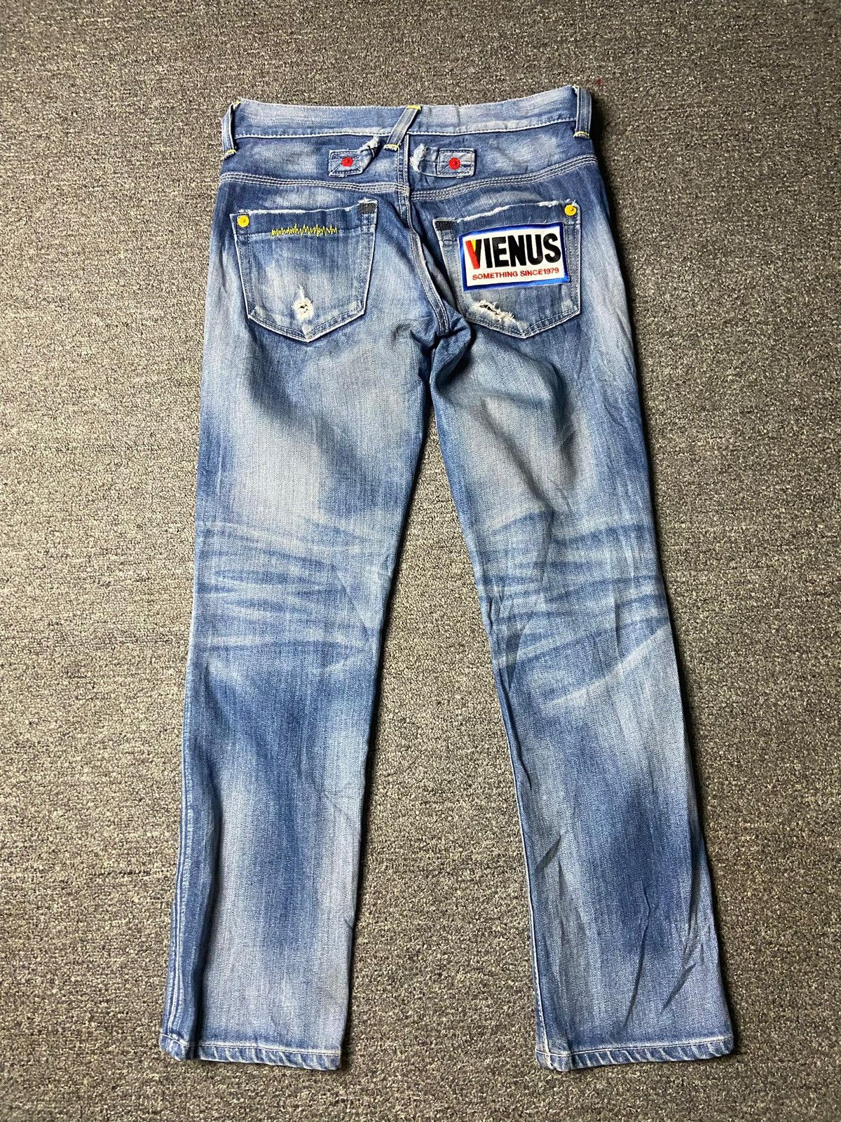 Edwin Edwin + Vienus Something Distressed Denim Jeans (171) Size US 30 / EU 46 - 3 Thumbnail