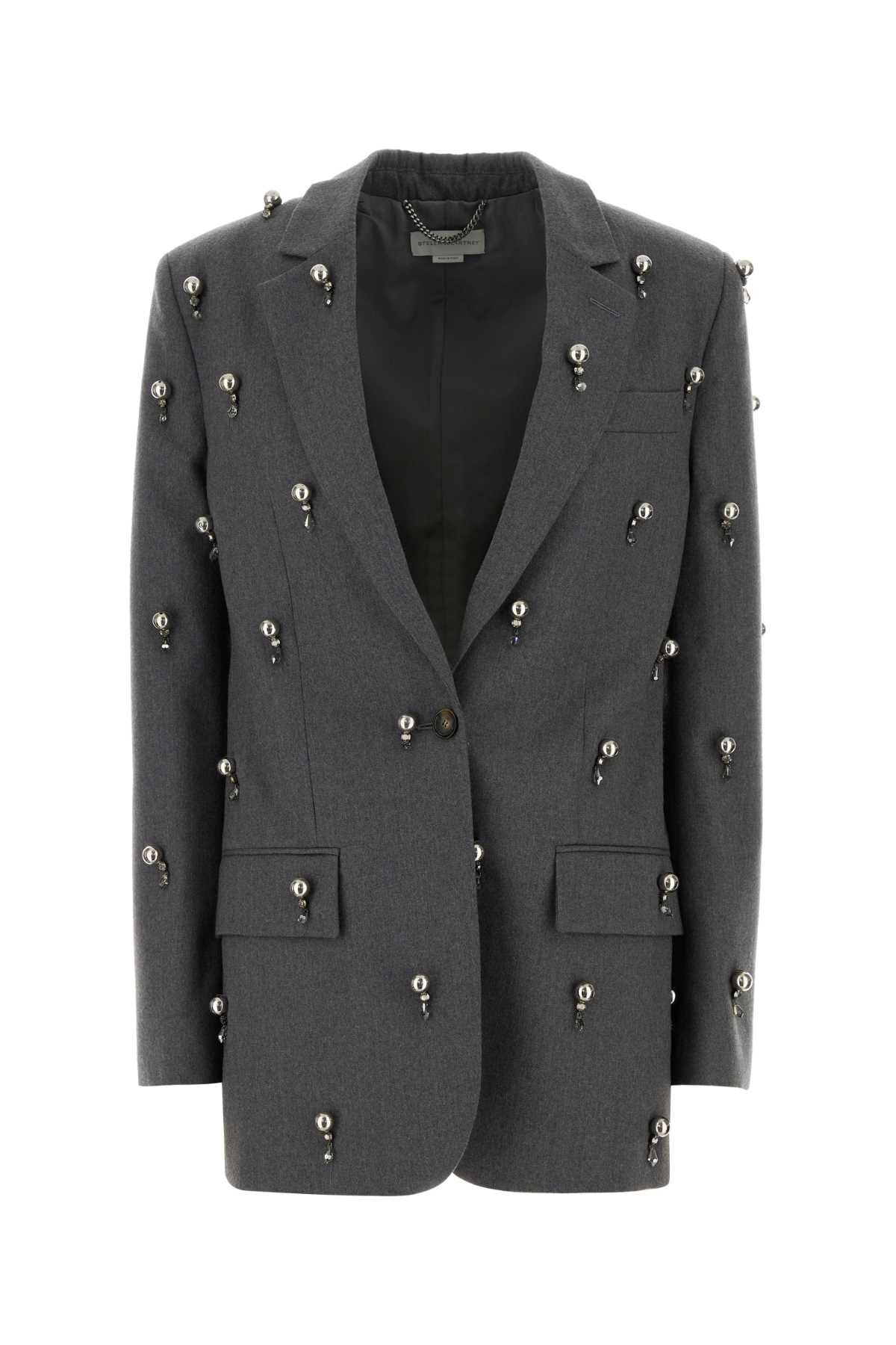 Stella McCartney Grey Wool Blazer Size XS / US 0-2 / IT 36-38 - 1 Thumbnail