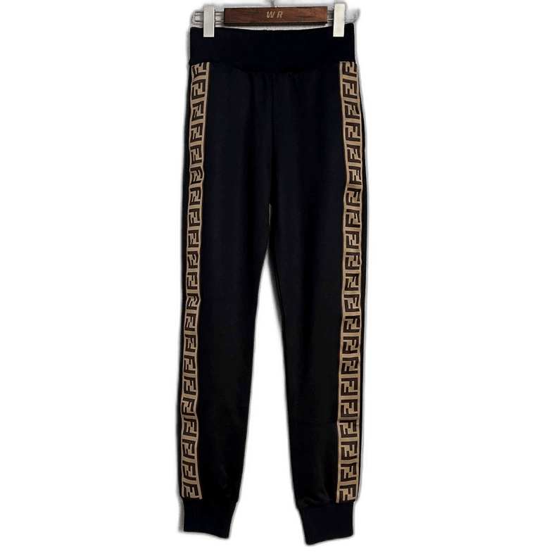 Fendi Fendi Black Logo Sport Pants for Men Size US 38 / EU 54 - 1 Thumbnail