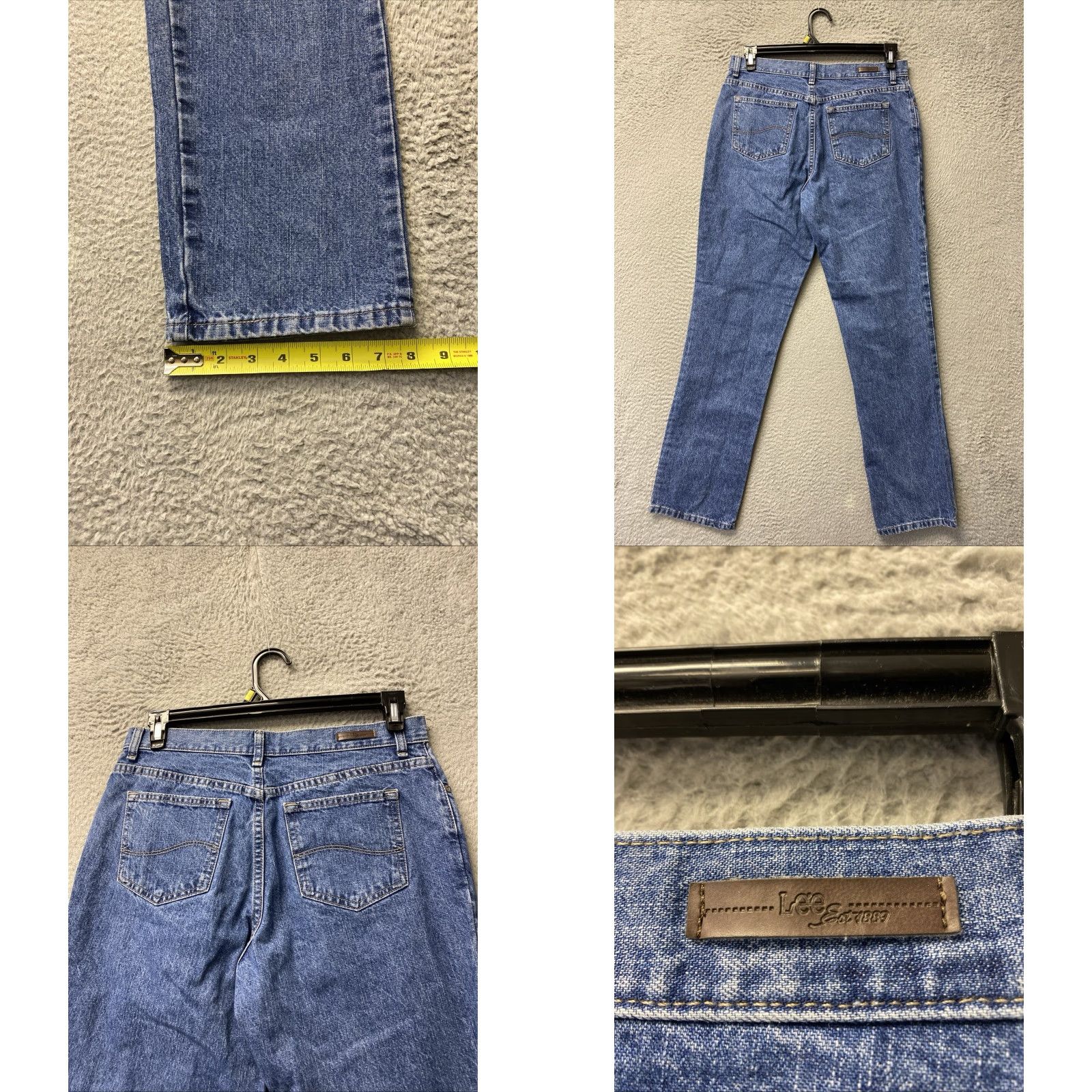 Lee **Lee Jeans Women's 10L Blue Straight Mid-Rise Jeans** User: Lee Jeans Women's 10L Blue Straight Mid-Rise Jeans Size 32" / US 10 / IT 46 - 8 Thumbnail