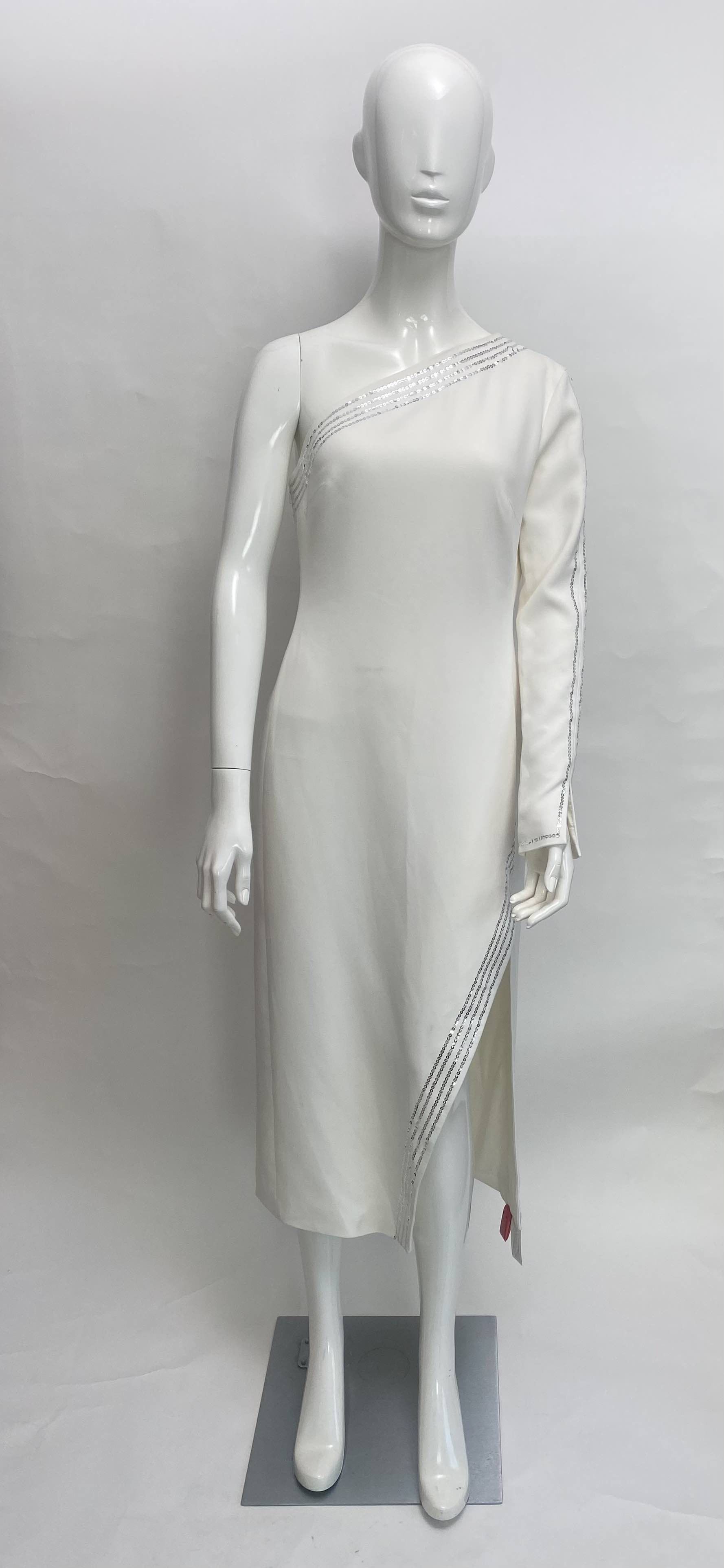Other David Koma Single sleeve sequin side slit pencil dress Size M / US 6-8 / IT 42-44 - 1 Thumbnail