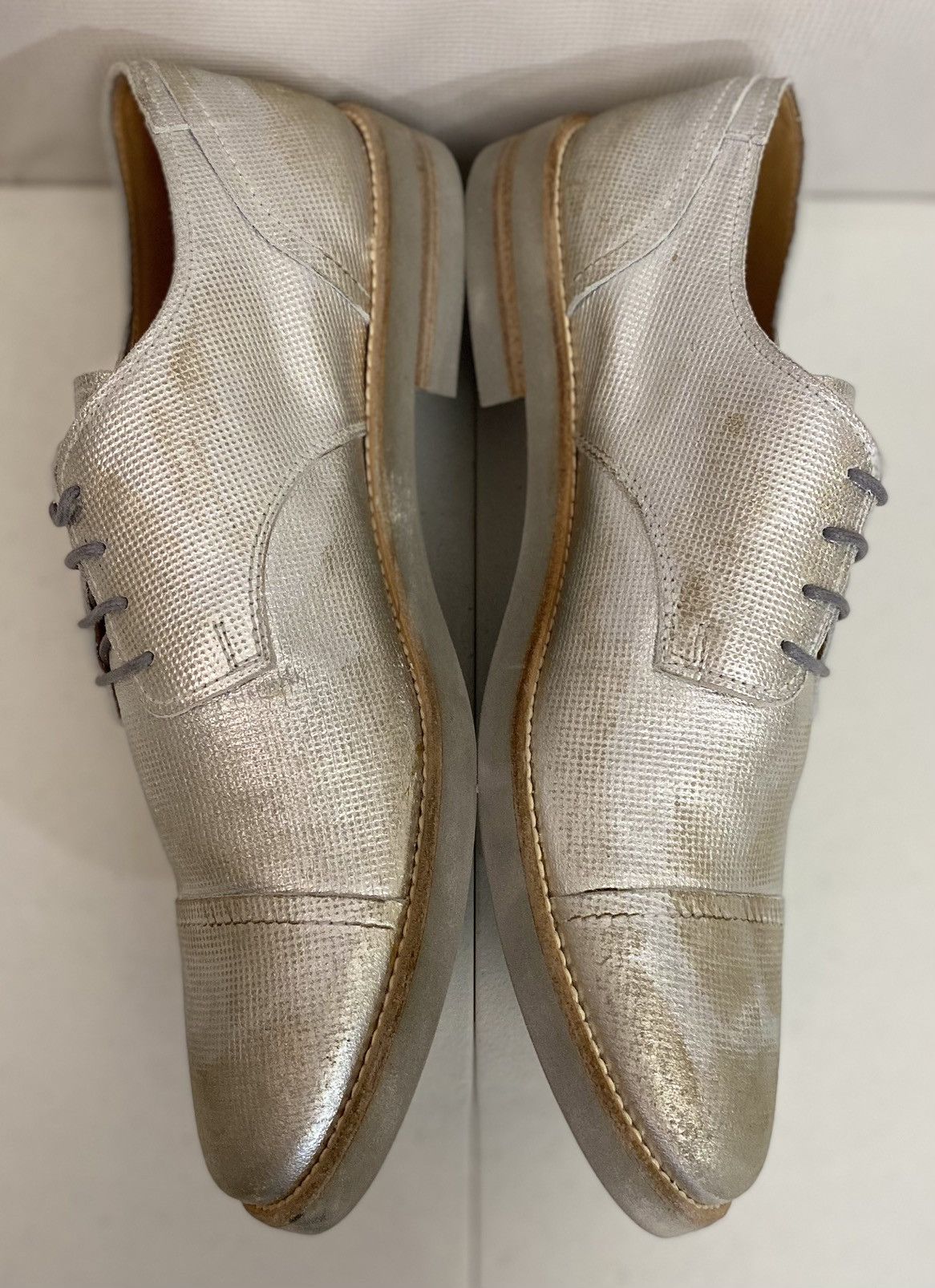 Maison Margiela Maison Margiela 22 🇮🇹 Silver treated TinMan Captoe 10 US New Size US 10 / EU 43 - 7 Thumbnail