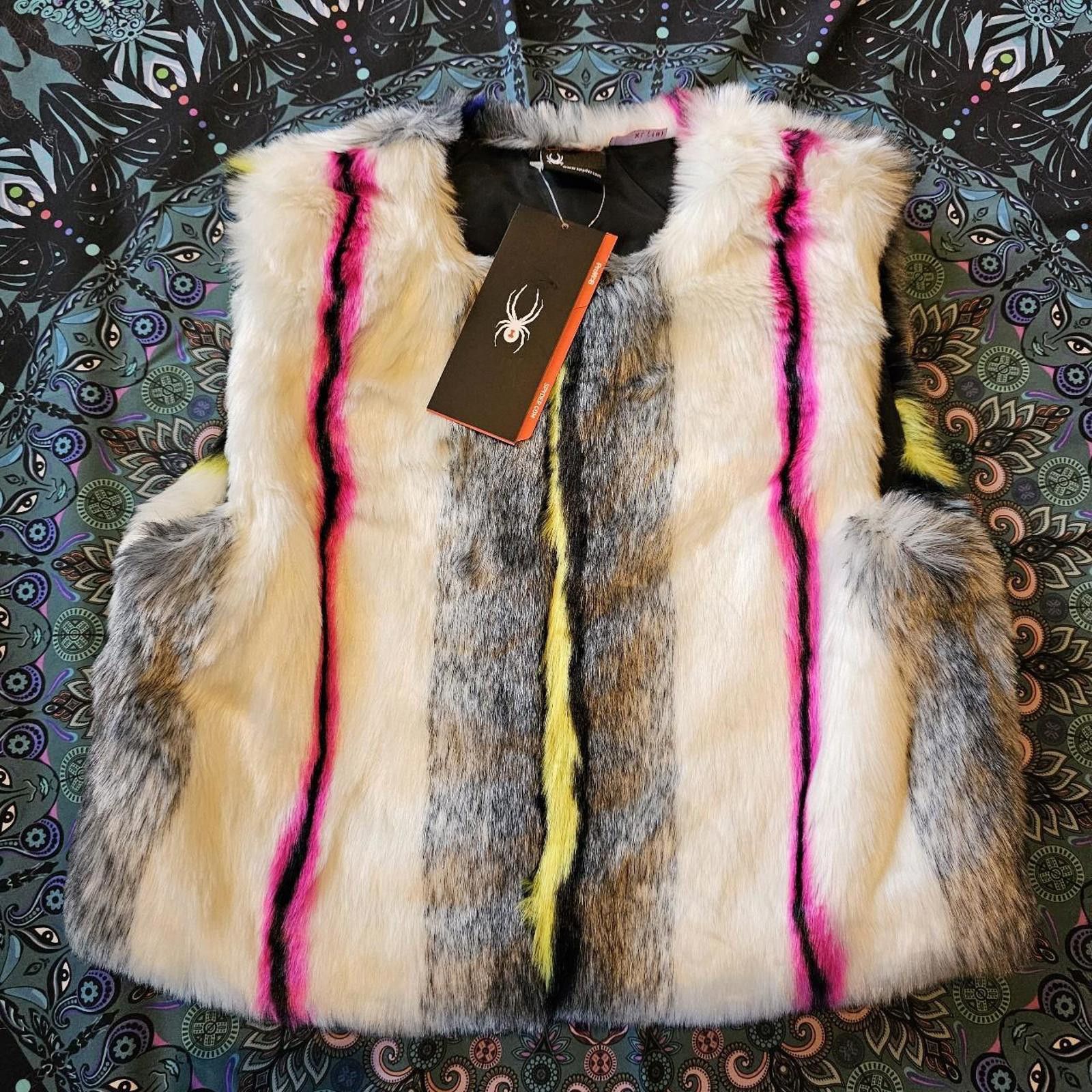 Spyder Spyder Kid's Faux Fur Cropped Vest Size US XL / EU 56 / 4 - 1 Thumbnail